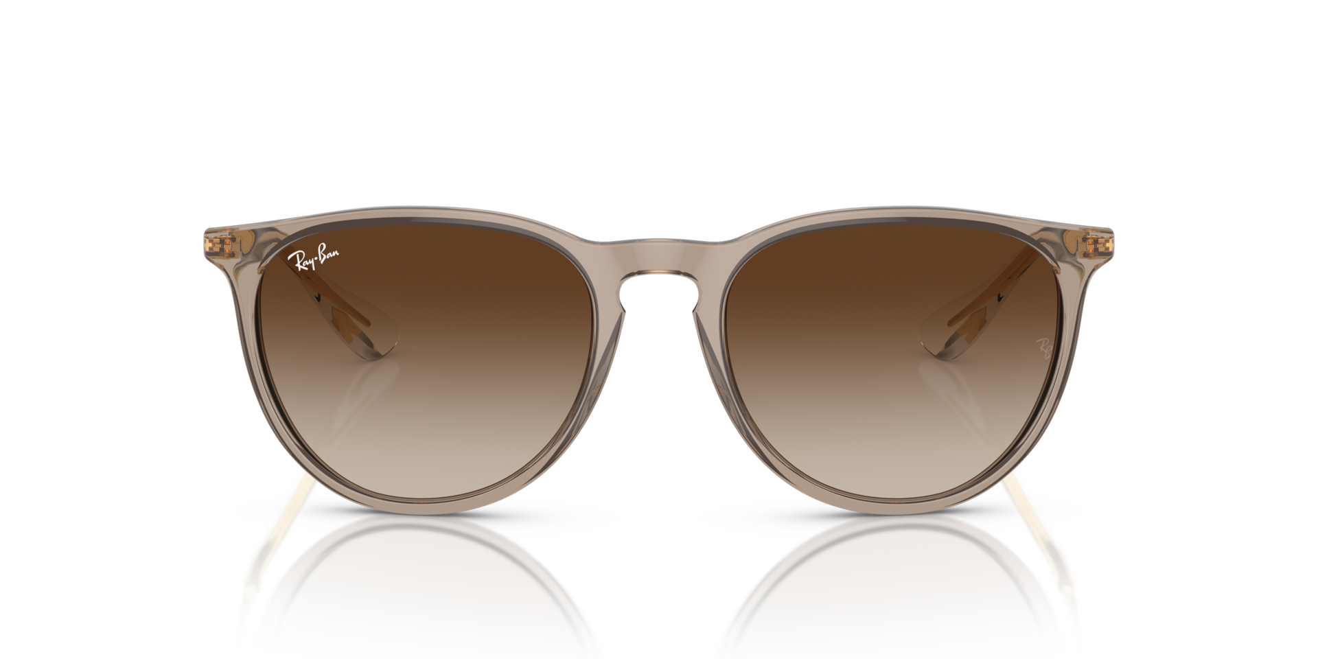 RB4171 Transparant lichtbruin KunststofSunglass Frames van B24, Vooraanzicht
