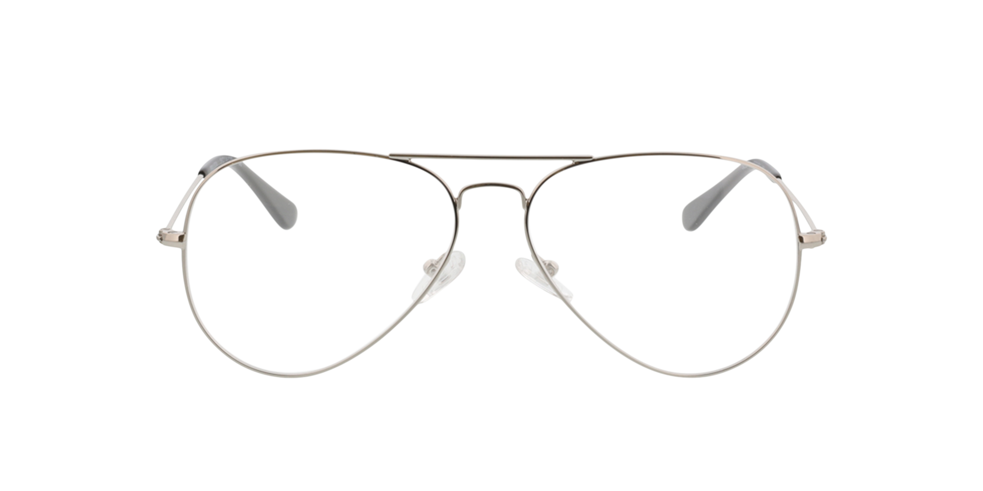 Manhattan Zilver MetaalEyeglass Frames van B24, Vooraanzicht