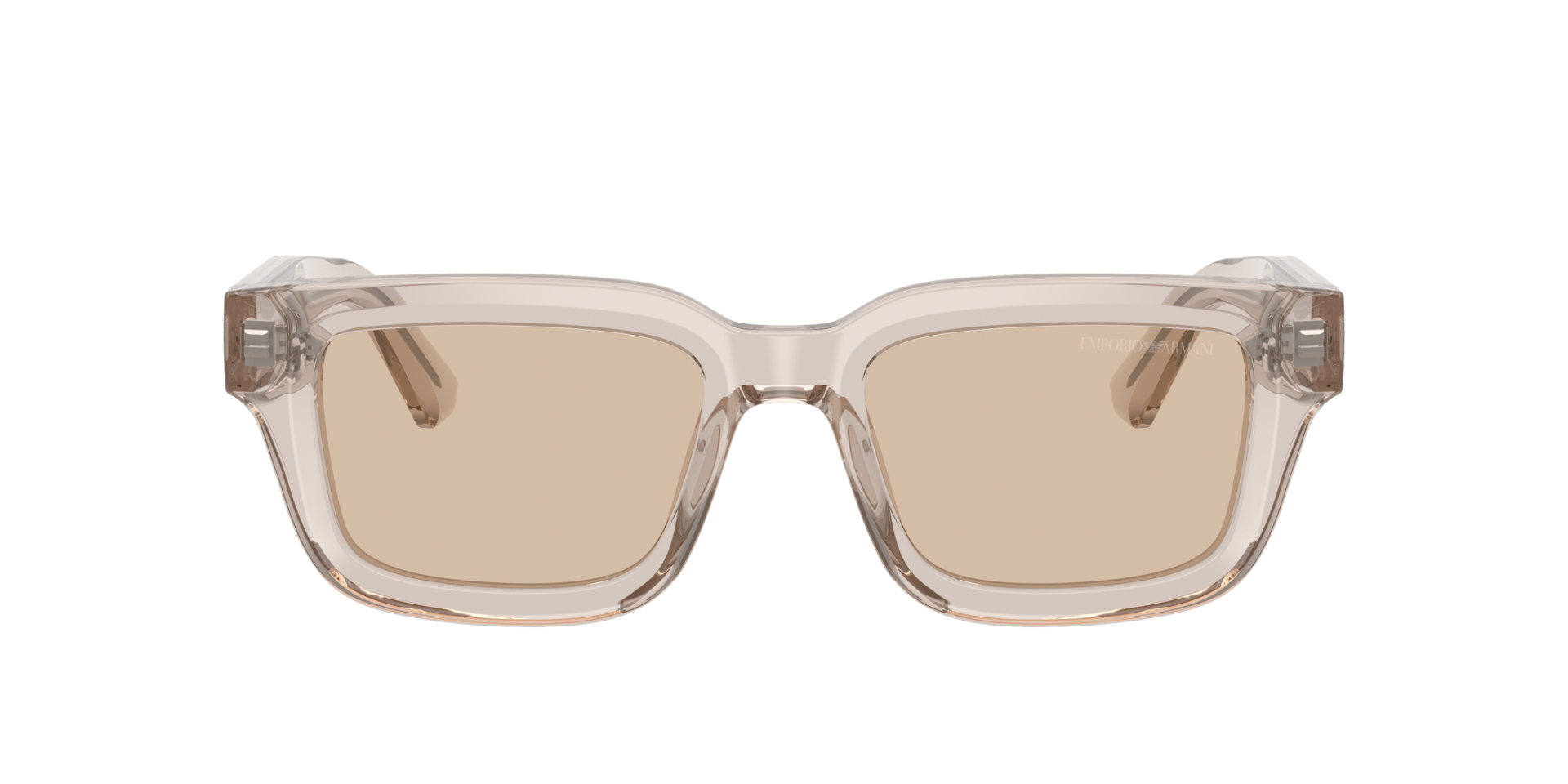 EA4270 Glanzend transparant toendra AcetaatSunglass Frames van B24, met getinte lenzen