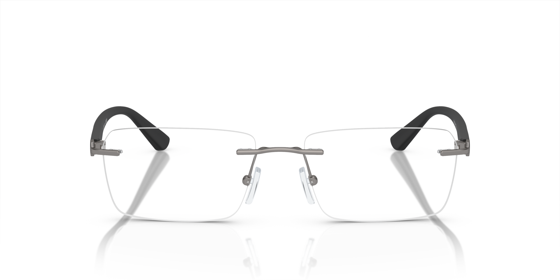 AX1064 Matt Gunmetal MetallEyeglass Frames von B24, Vorderansicht