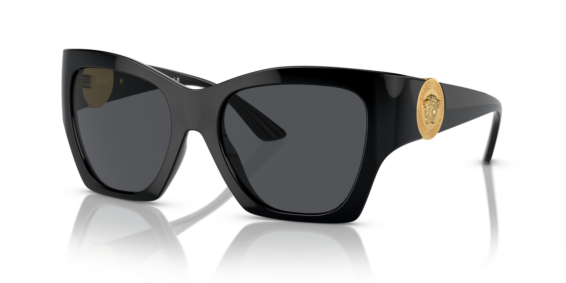 VE4452 Schwarz KunststoffSunglass Frames von B24, Dreiviertelansicht