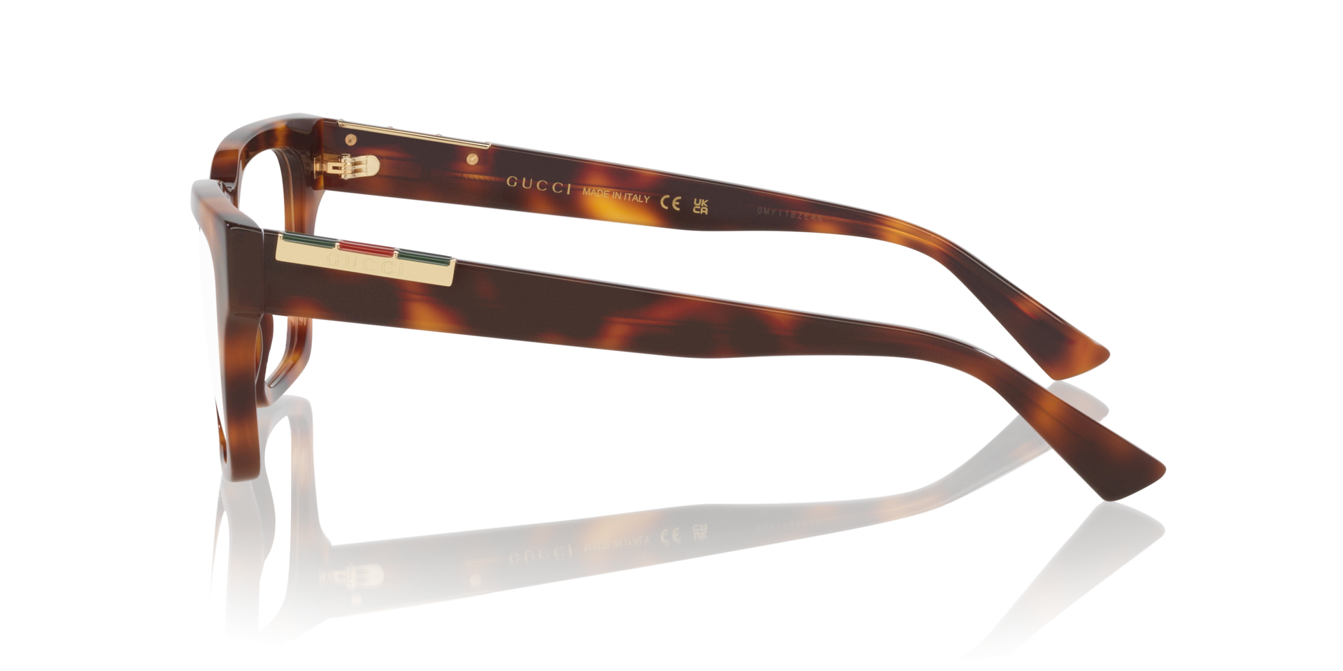 GG1889O Tortoise Bronze AcetaatEyeglass Frames van B24, Zijaanzicht