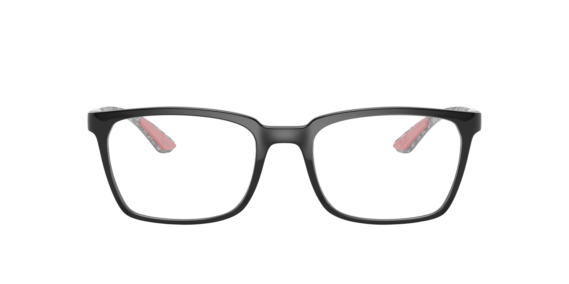 RB8906 Schwarz KunststoffEyeglass Frames von B24, Vorderansicht