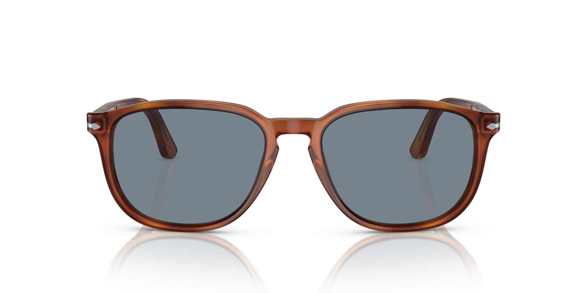 PO3019S Terra Di Siena AcetaatSunglass Frames van B24, Vooraanzicht