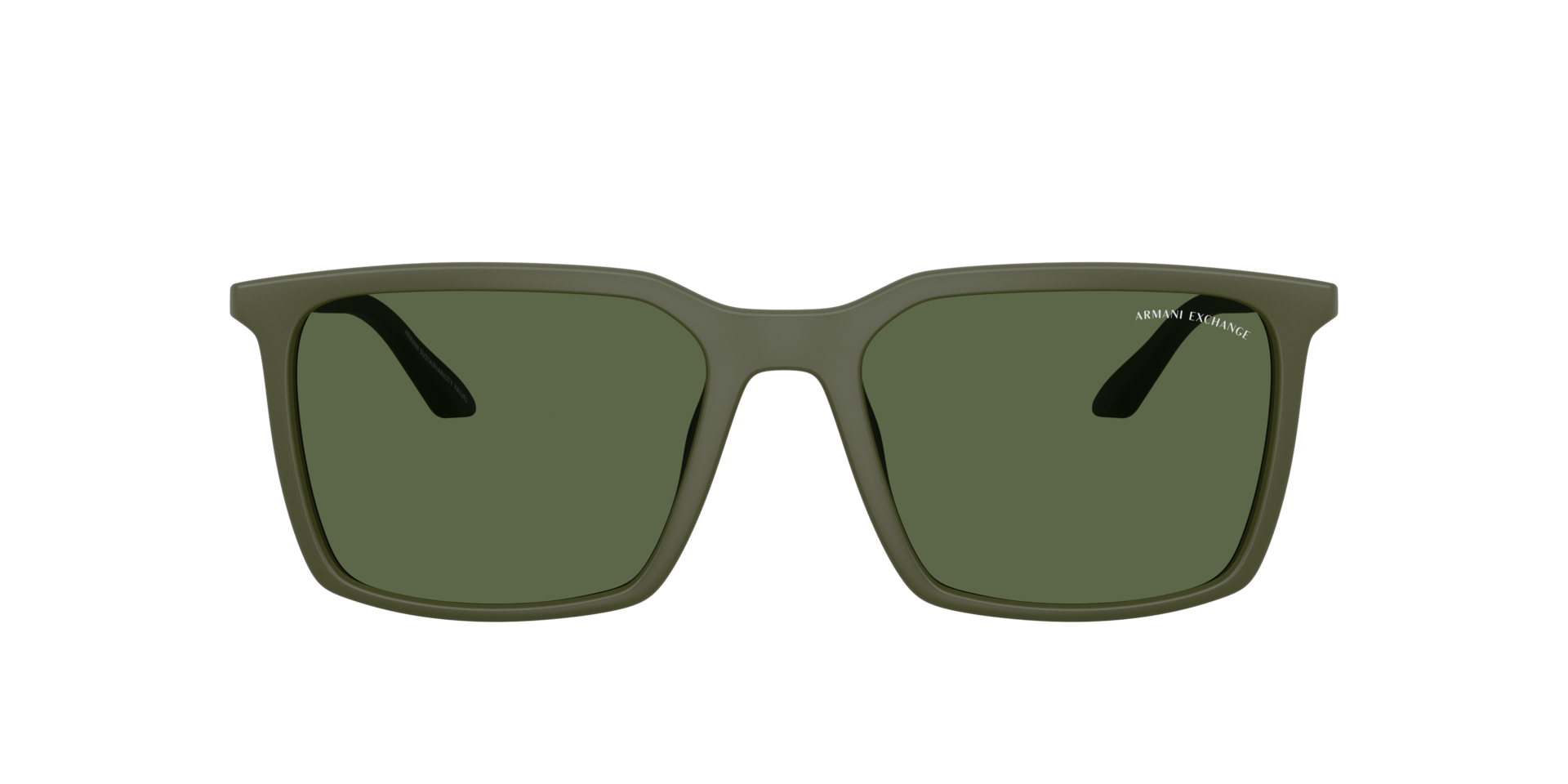 AX4170SU Matte Green KunststofSunglass Frames van B24, met getinte lenzen