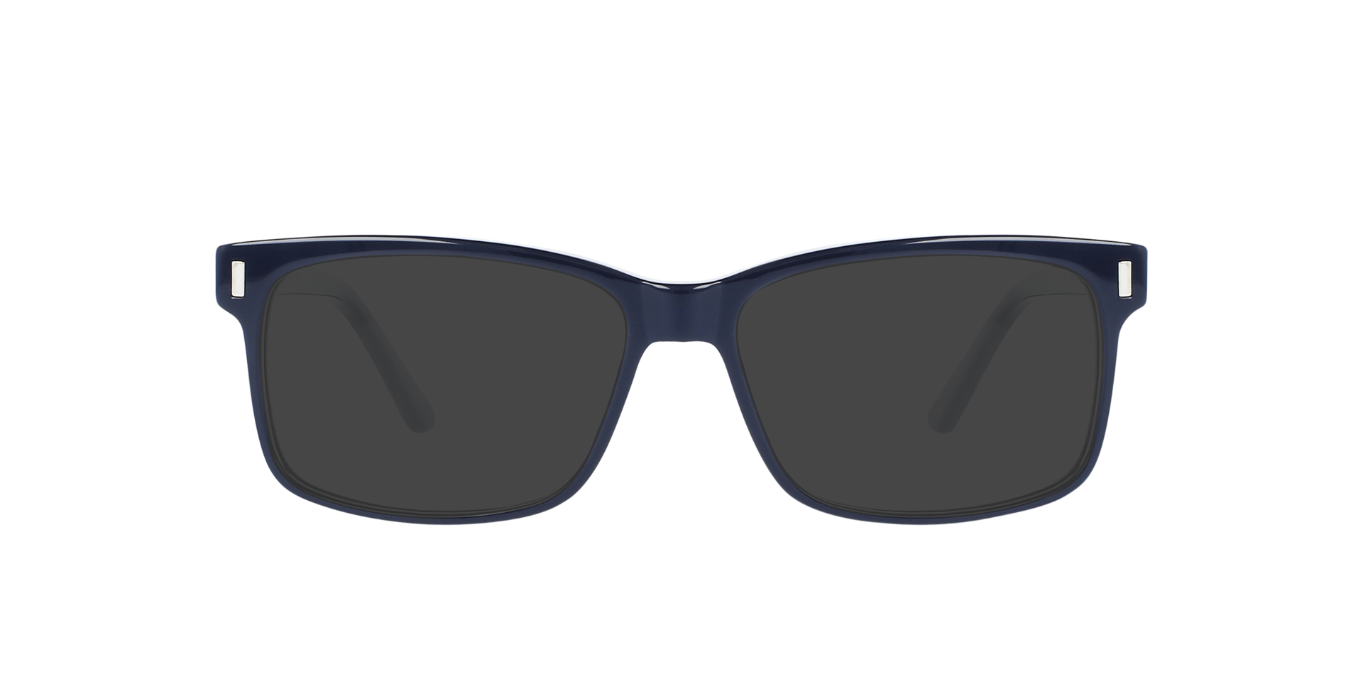Calvin Indigo Blue AcetatEyeglass Frames von B24, mit getönten Gläsern