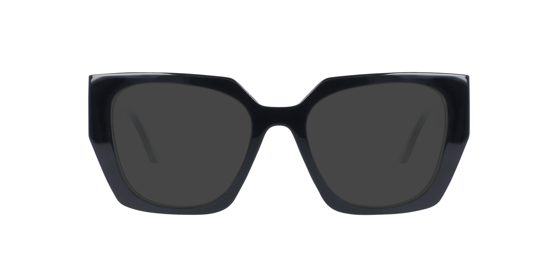 Regina Jet Black AcetatEyeglass Frames von B24, mit getönten Gläsern