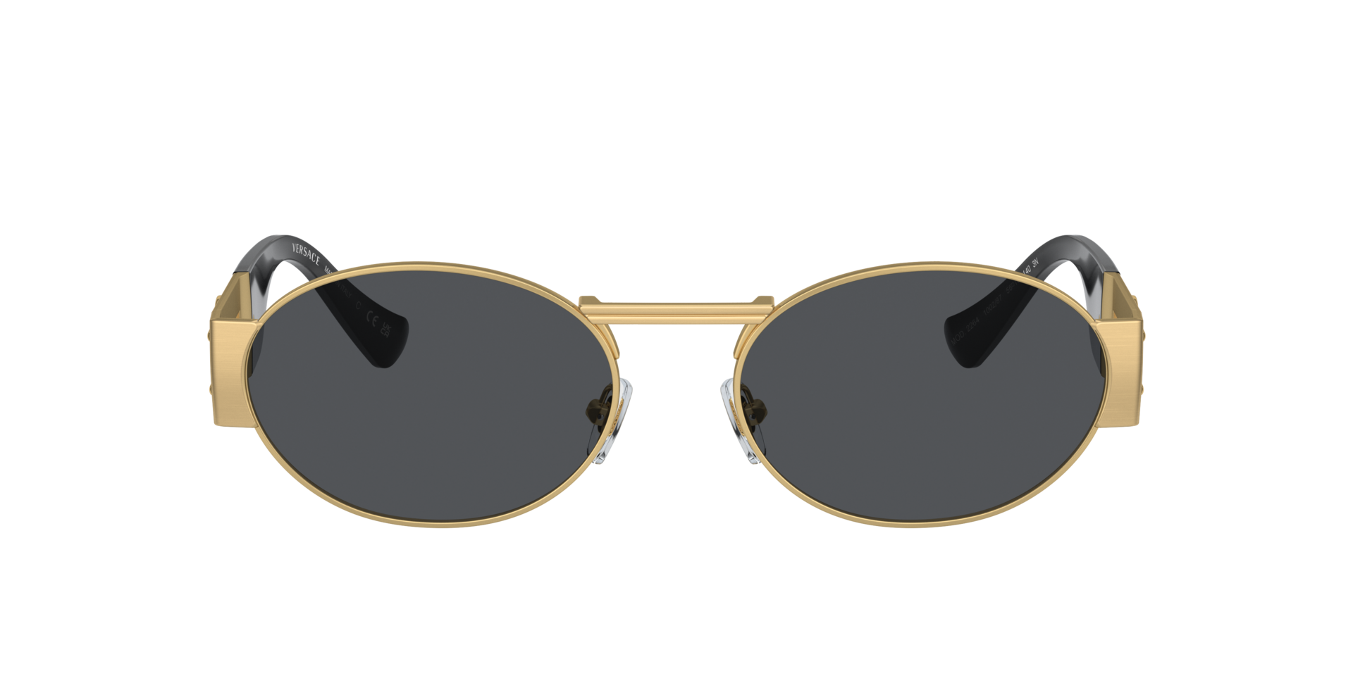 VE2264 Matt Gold MetallSunglass Frames von B24, mit getönten Gläsern