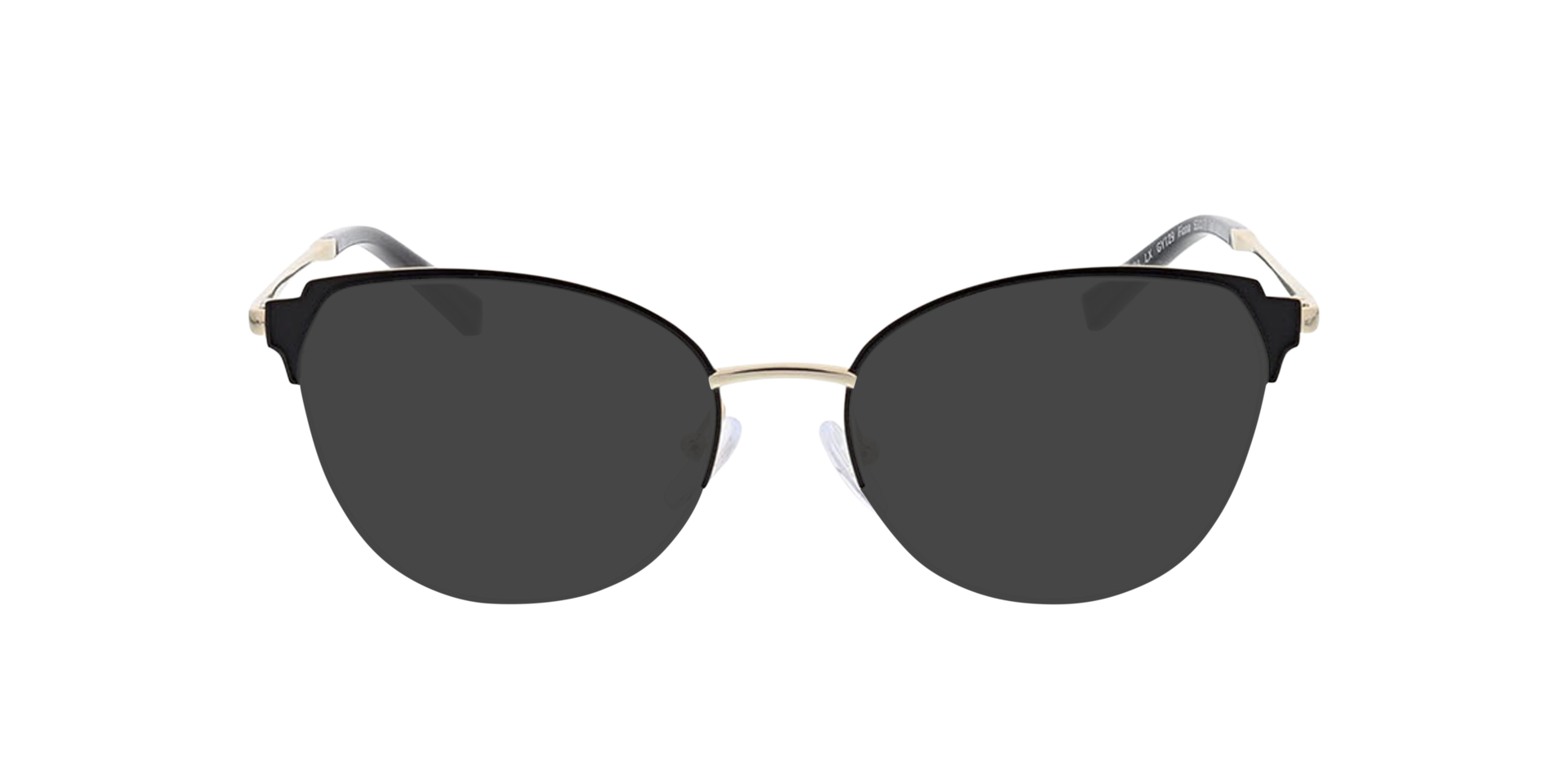 Fiona Zwart & lichtgoud MetaalEyeglass Frames van B24, met getinte lenzen