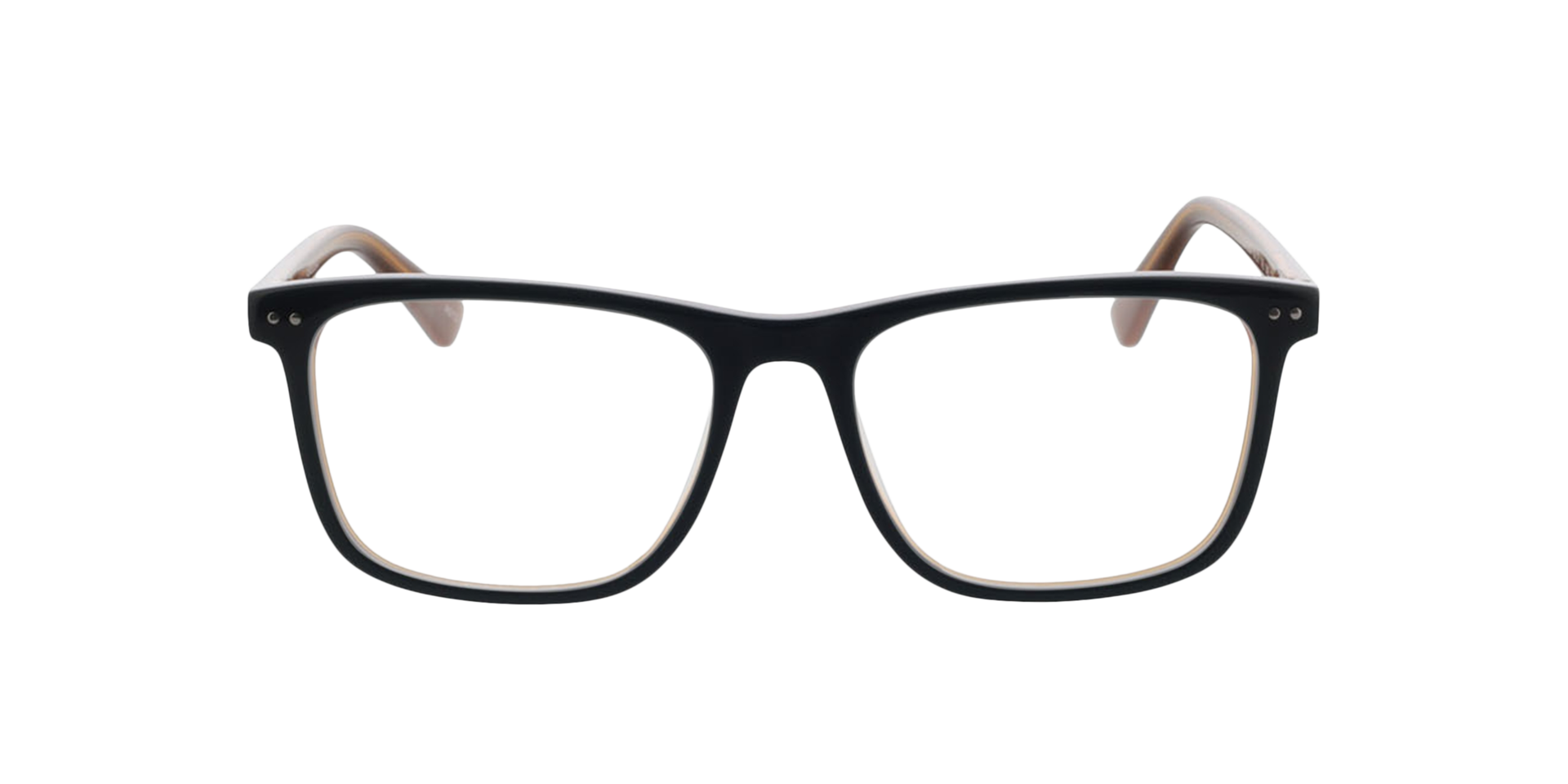 CHICAGO Trilayer Grey  &  Brown  &  Orange AcetatEyeglass Frames von B24, Vorderansicht