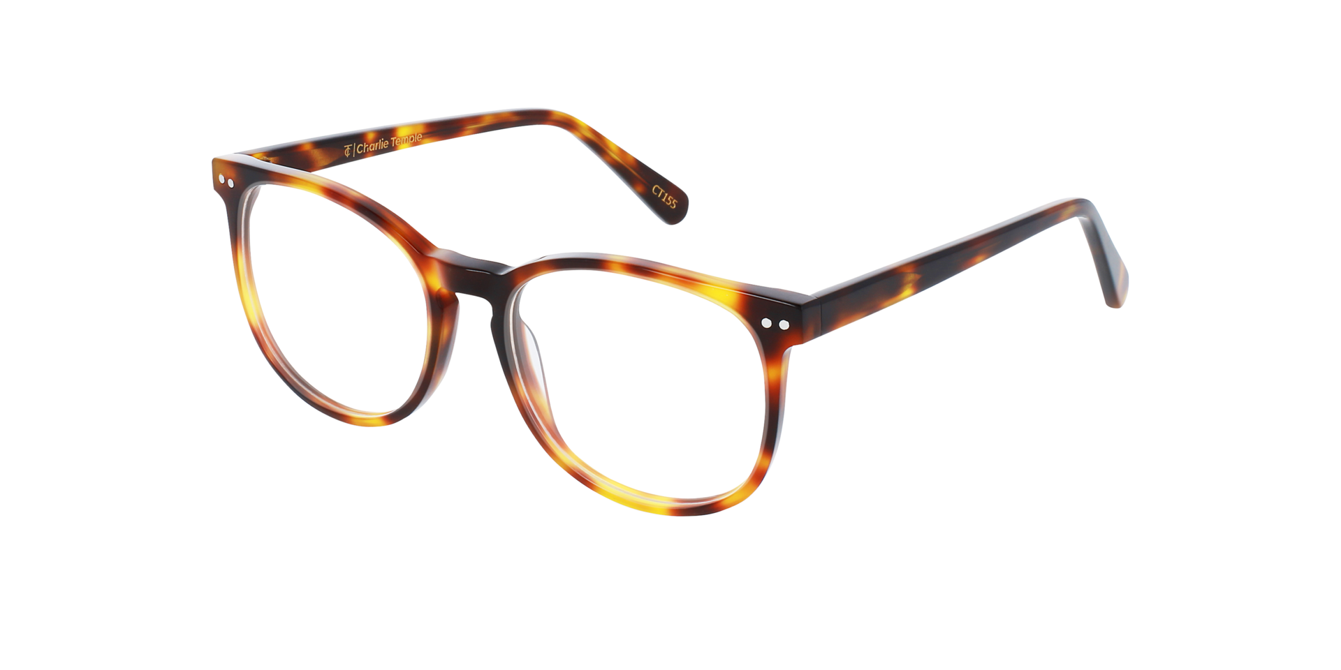 BARRON Havana Cigars AcetaatEyeglass Frames van B24, Hoekweergave