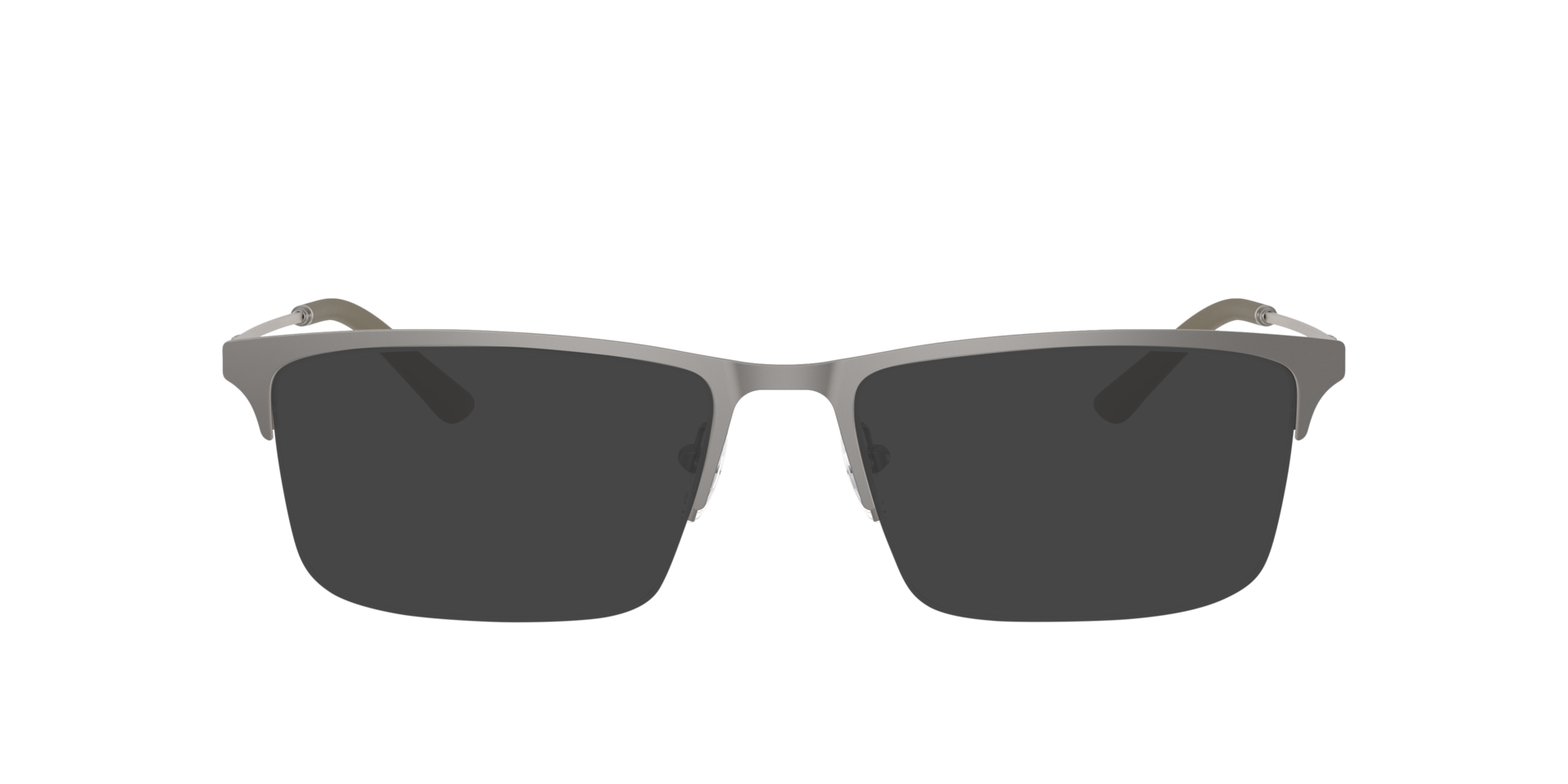 EA1177 Matt Grau MetallEyeglass Frames von B24, mit getönten Gläsern