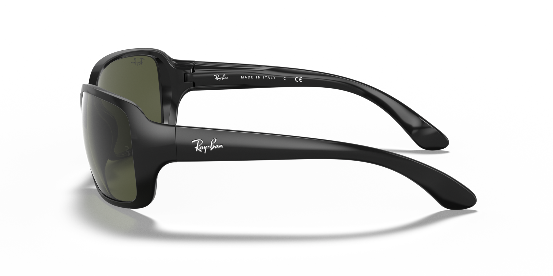 RB4068 Zwart KunststofSunglass Frames van B24, Zijaanzicht