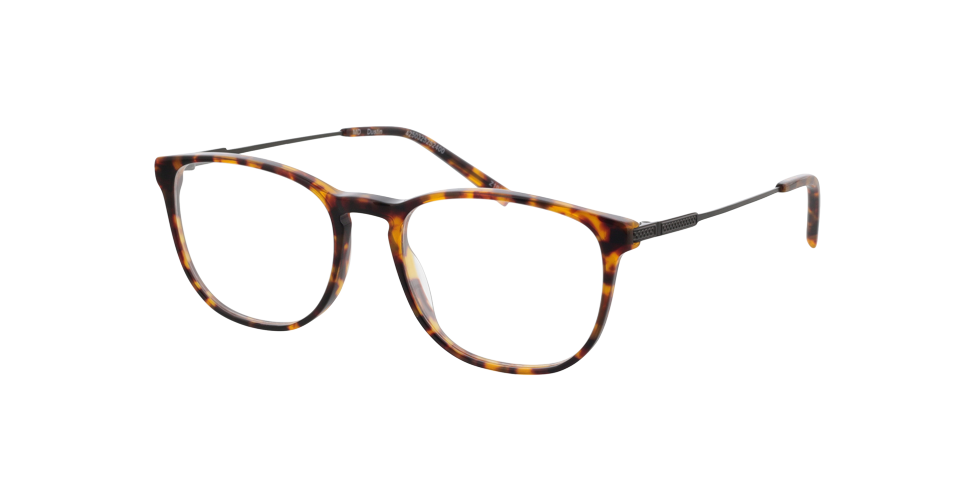 Dustin Havana  &  Matt Dark Green AcetatEyeglass Frames von B24, Dreiviertelansicht
