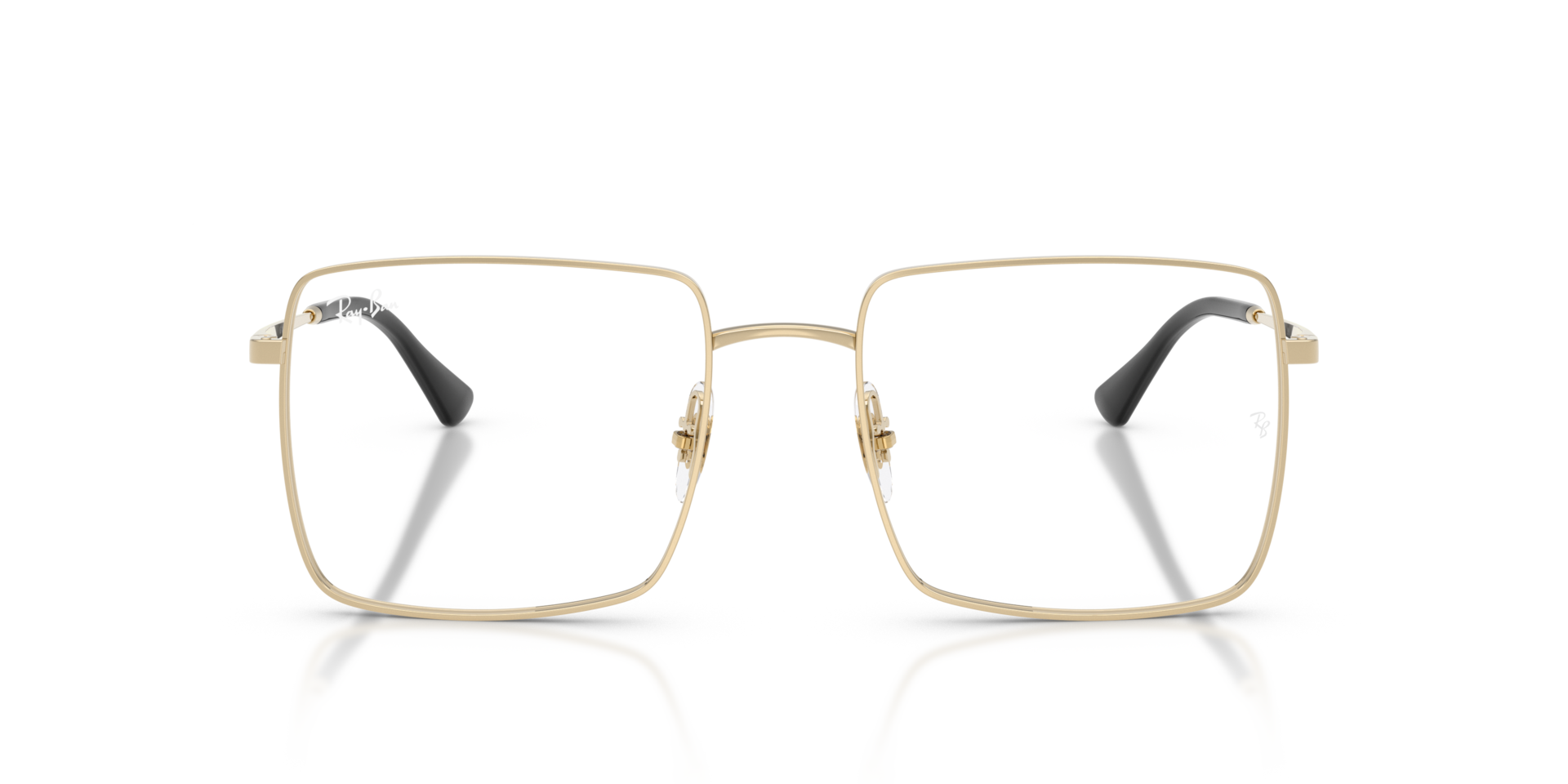 RB6553 Hellgold MetallEyeglass Frames von B24, Vorderansicht
