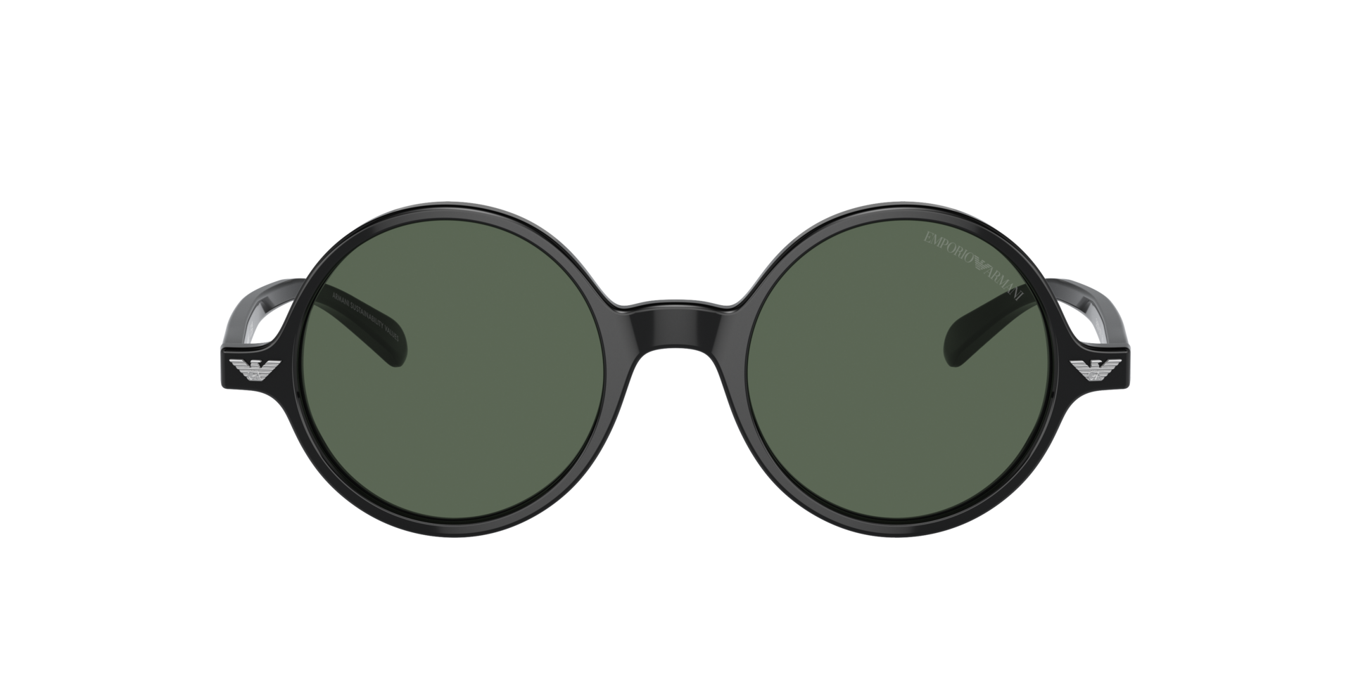 EA 501M Zwart AcetaatSunglass Frames van B24, met getinte lenzen