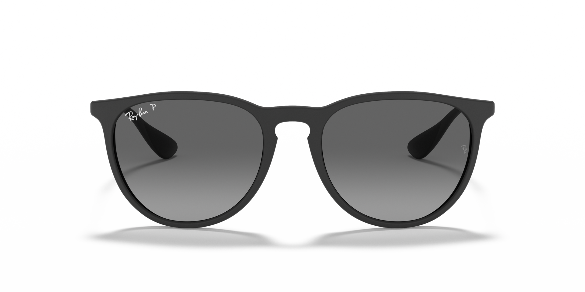 Erika Color Mix Rubber Black KunststoffSunglass Frames von B24, Vorderansicht