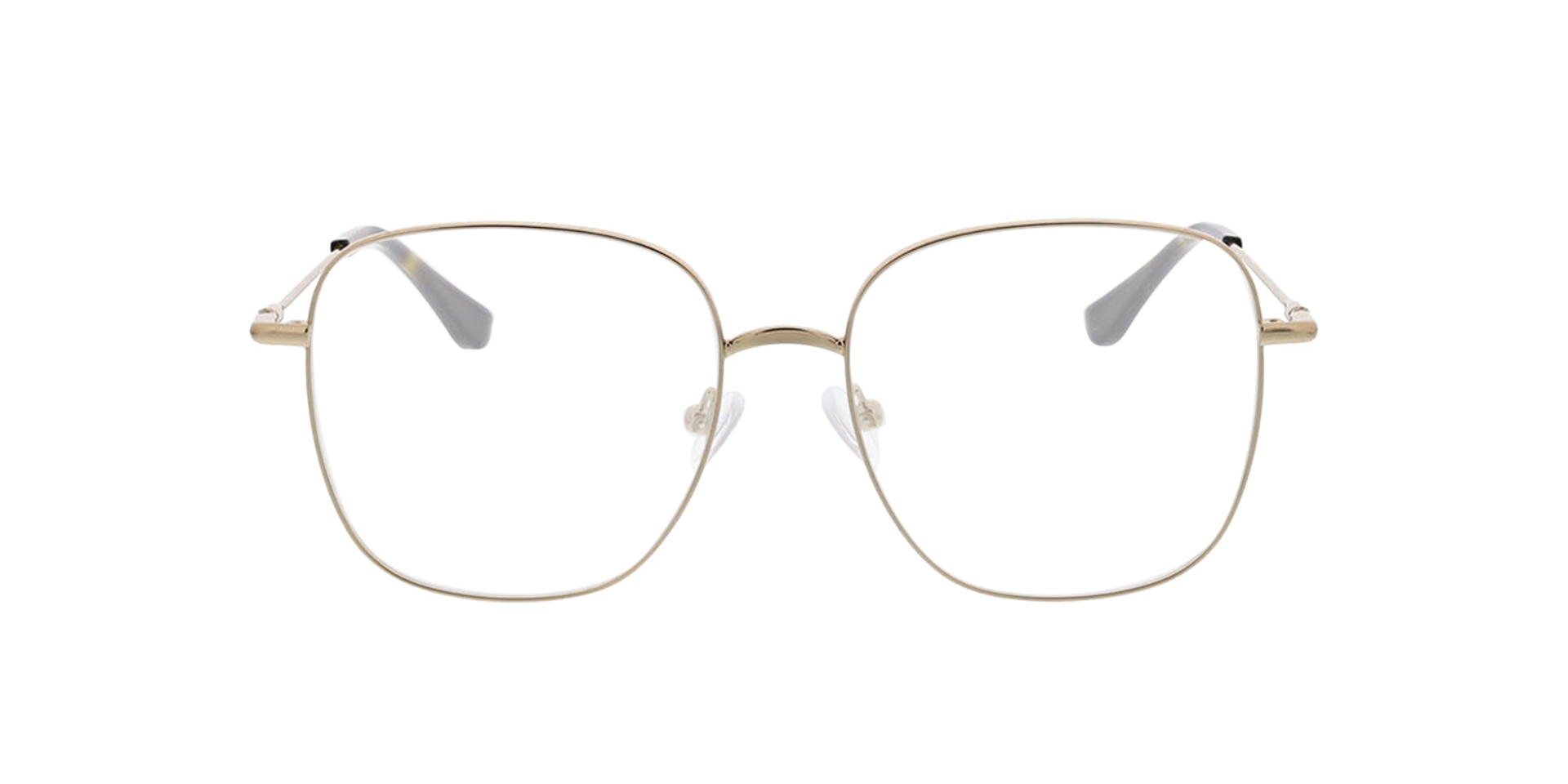 Schwerin Gold MetallEyeglass Frames von B24, Vorderansicht