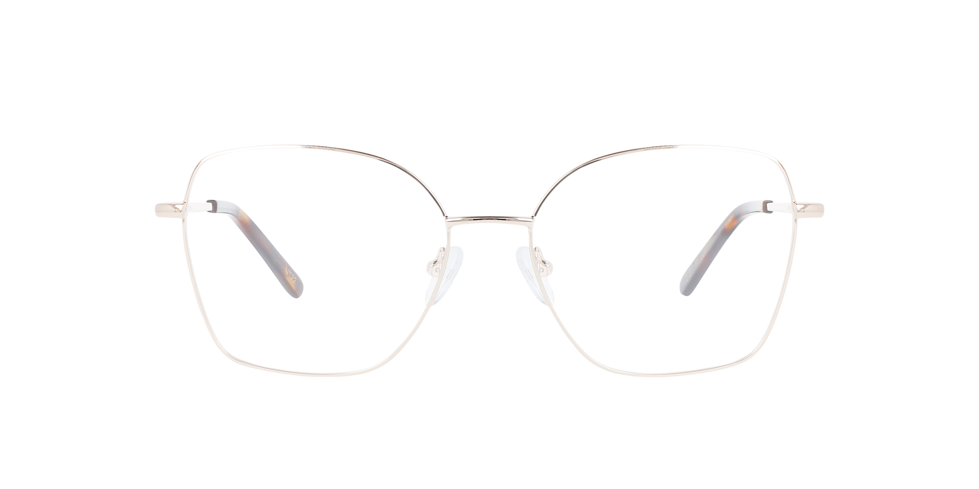 Lotte Rose Gold Metal MetaalEyeglass Frames van B24, Vooraanzicht