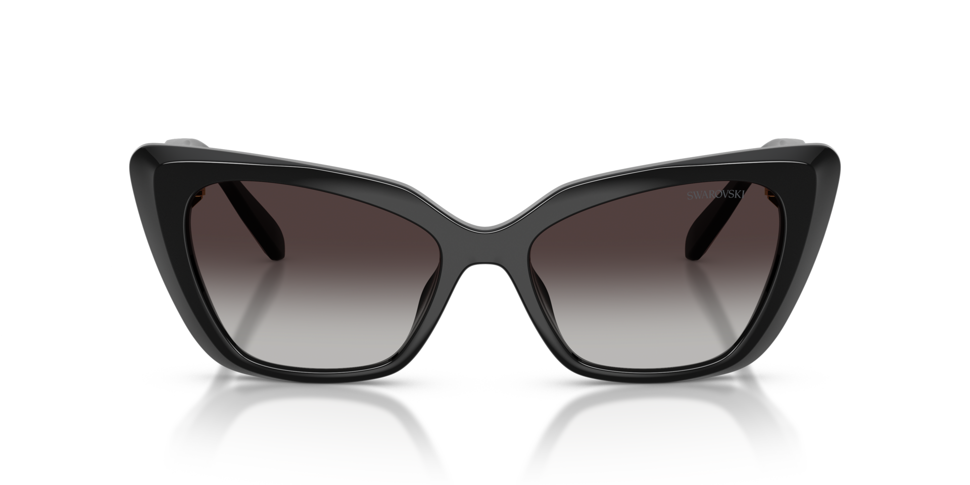 SK6047 Schwarz KunststoffSunglass Frames von B24, Vorderansicht