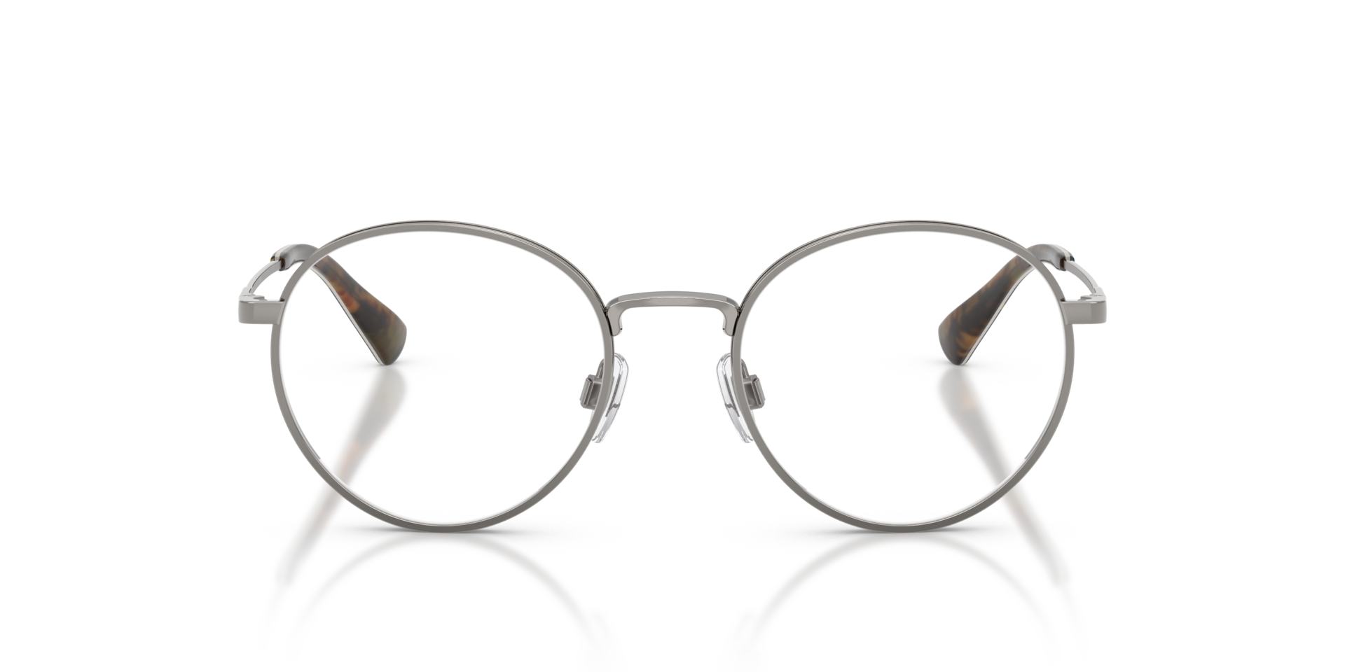 PH1241 Shiny Gunmetal MetaalEyeglass Frames van B24, Vooraanzicht
