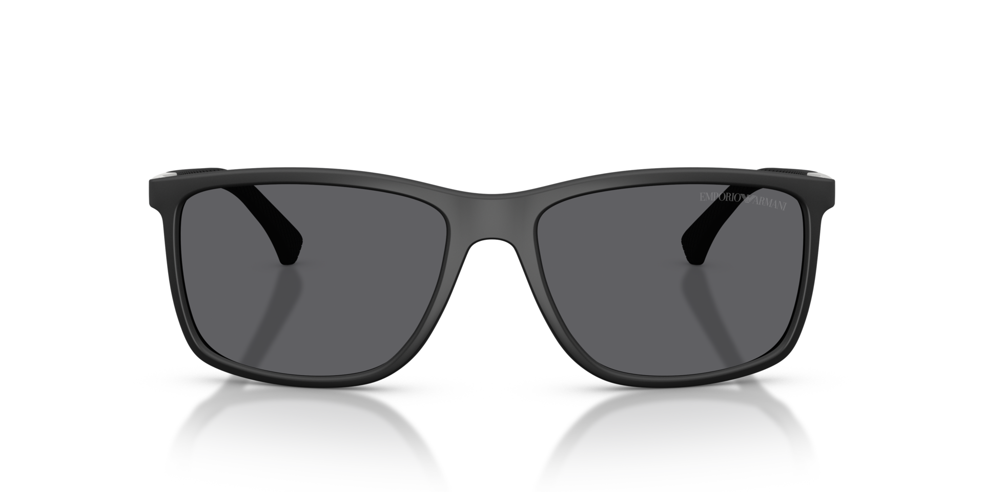 EA4058 Rubber Black KunststoffSunglass Frames von B24, Vorderansicht