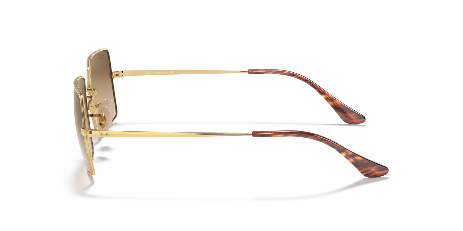 RB1969 Arista Gold MetallSunglass Frames von B24, Seitenansicht