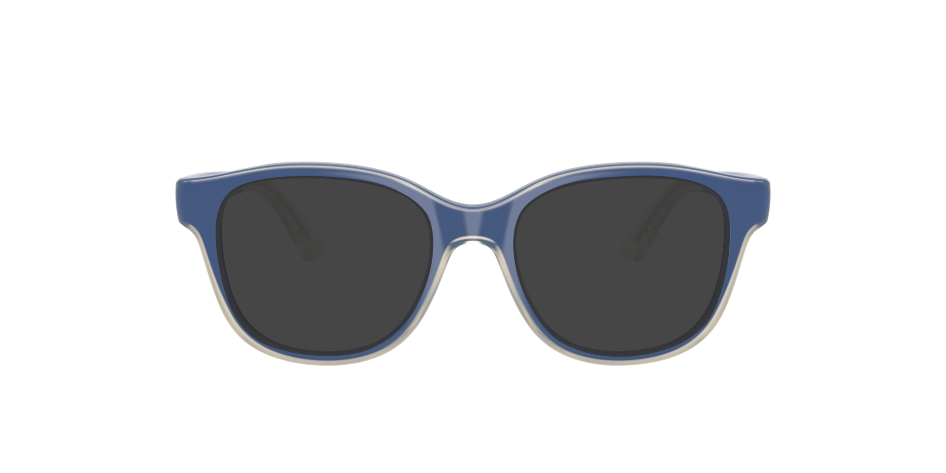 RB1950 Blue On Transparent KunststofEyeglass Frames van B24, met getinte lenzen