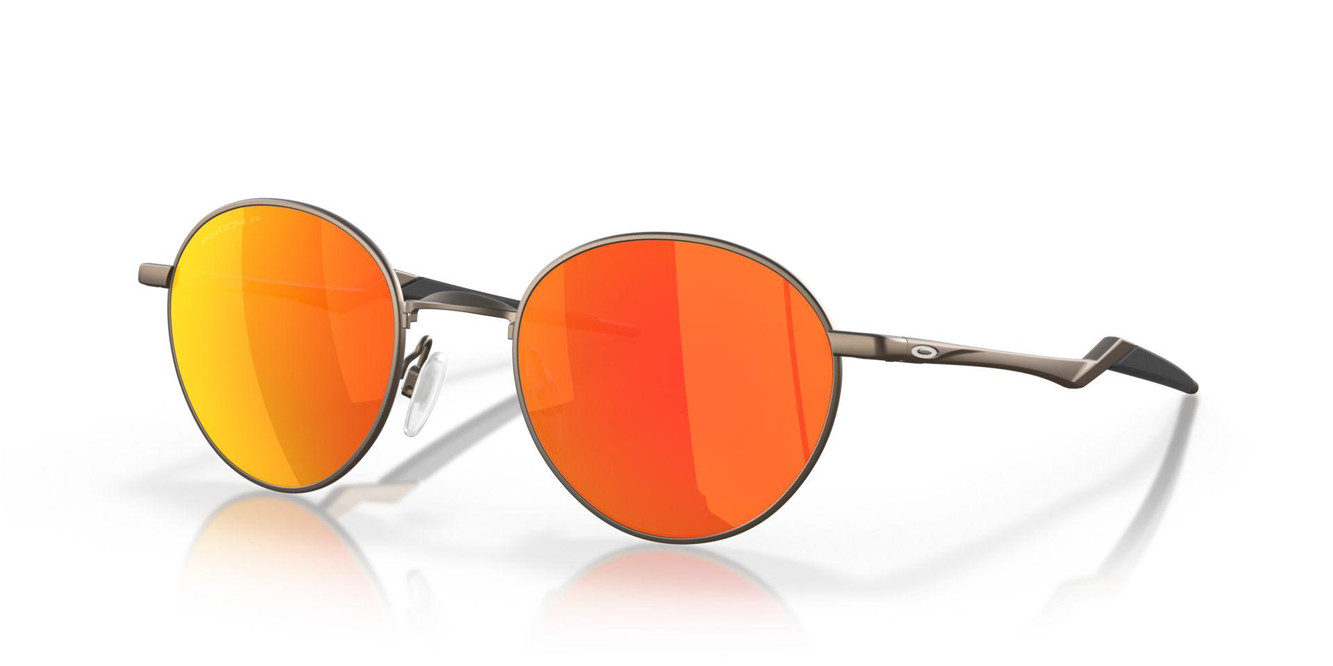 Terrigal Satijnglans tin MetaalSunglass Frames van B24, Hoekweergave