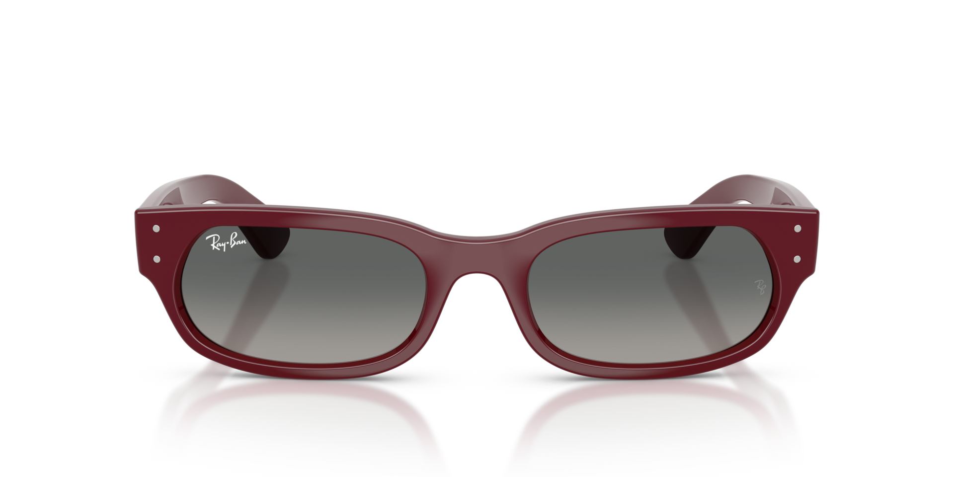 RB2236 Bordeaux KunststofSunglass Frames van B24, Vooraanzicht