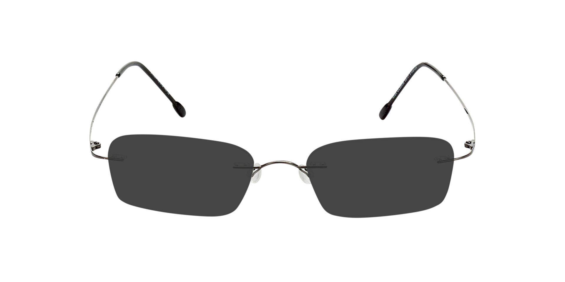 Davos Anthrazitgrau TitanEyeglass Frames von B24, mit getönten Gläsern