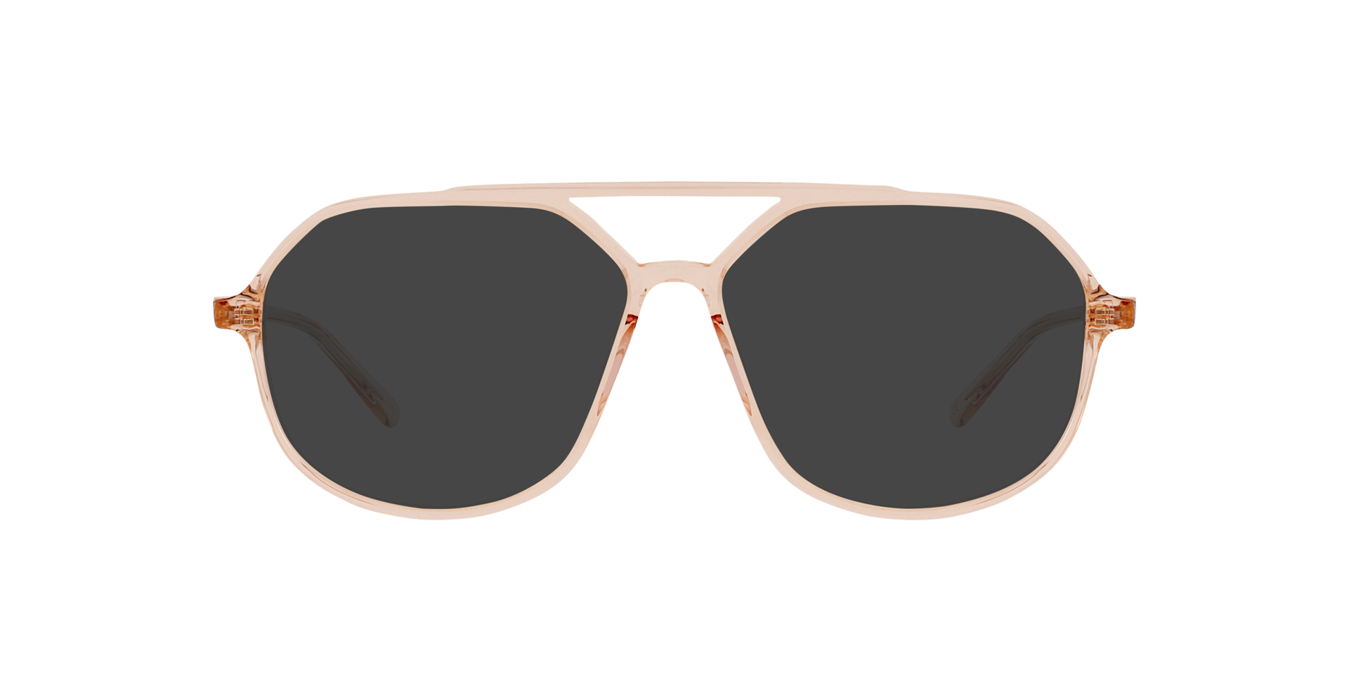Viper AC Crystal Peach AcetaatEyeglass Frames van B24, met getinte lenzen