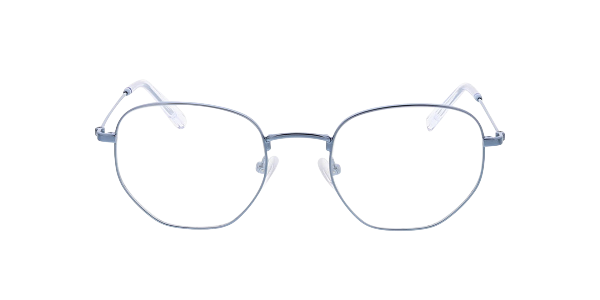 Halifax Blauw  &  kristal MetaalEyeglass Frames van B24, Vooraanzicht