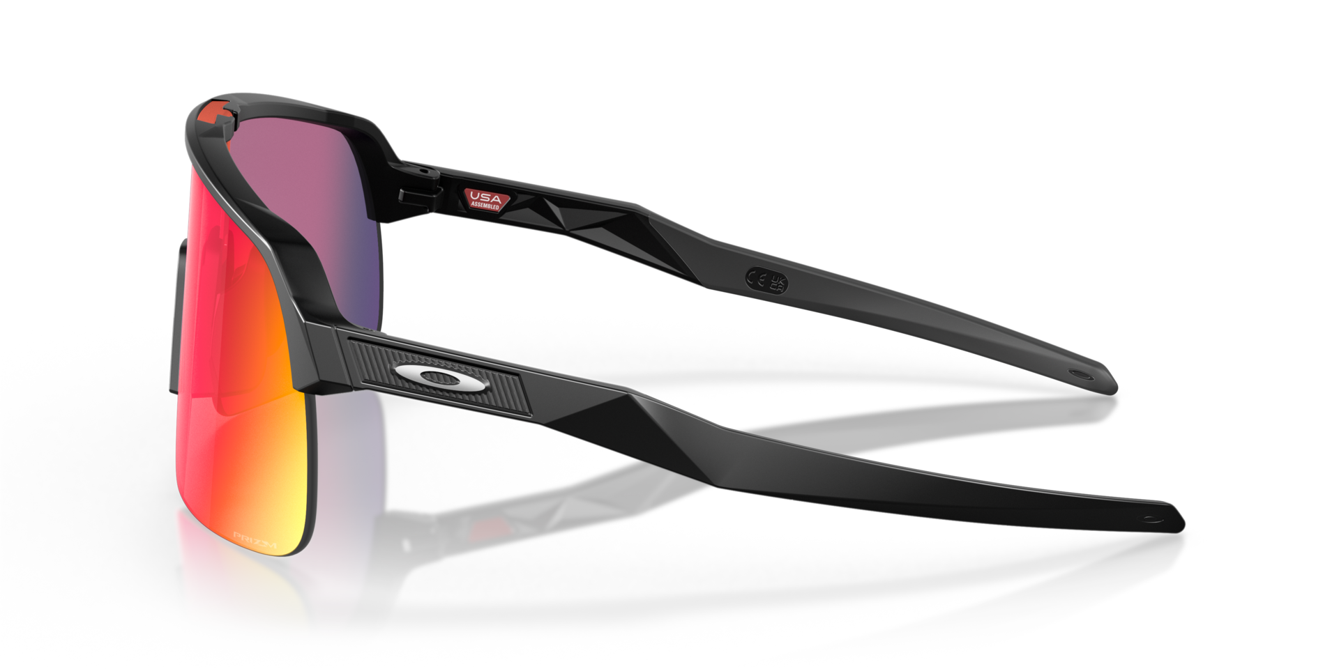 Sutro Lite Matt Schwarz KunststoffSunglass Frames von B24, Seitenansicht