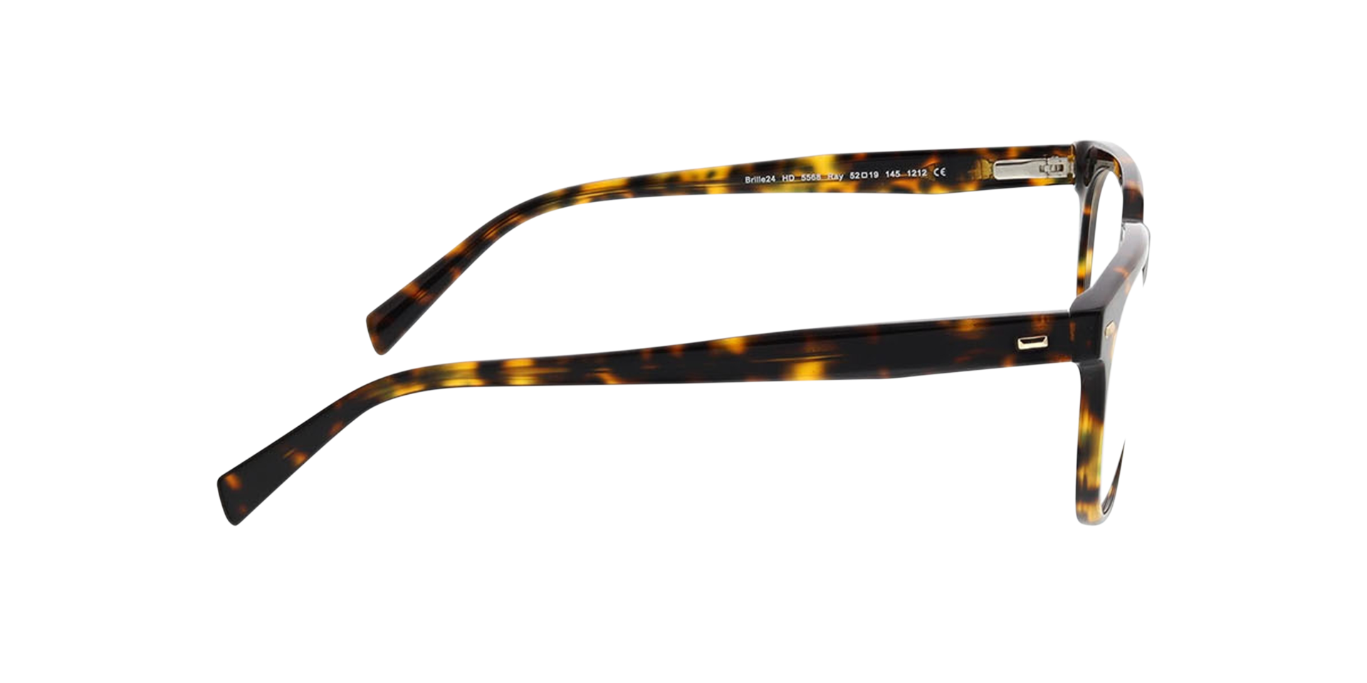 Ray Donker Havana AcetaatEyeglass Frames van B24, Zijaanzicht