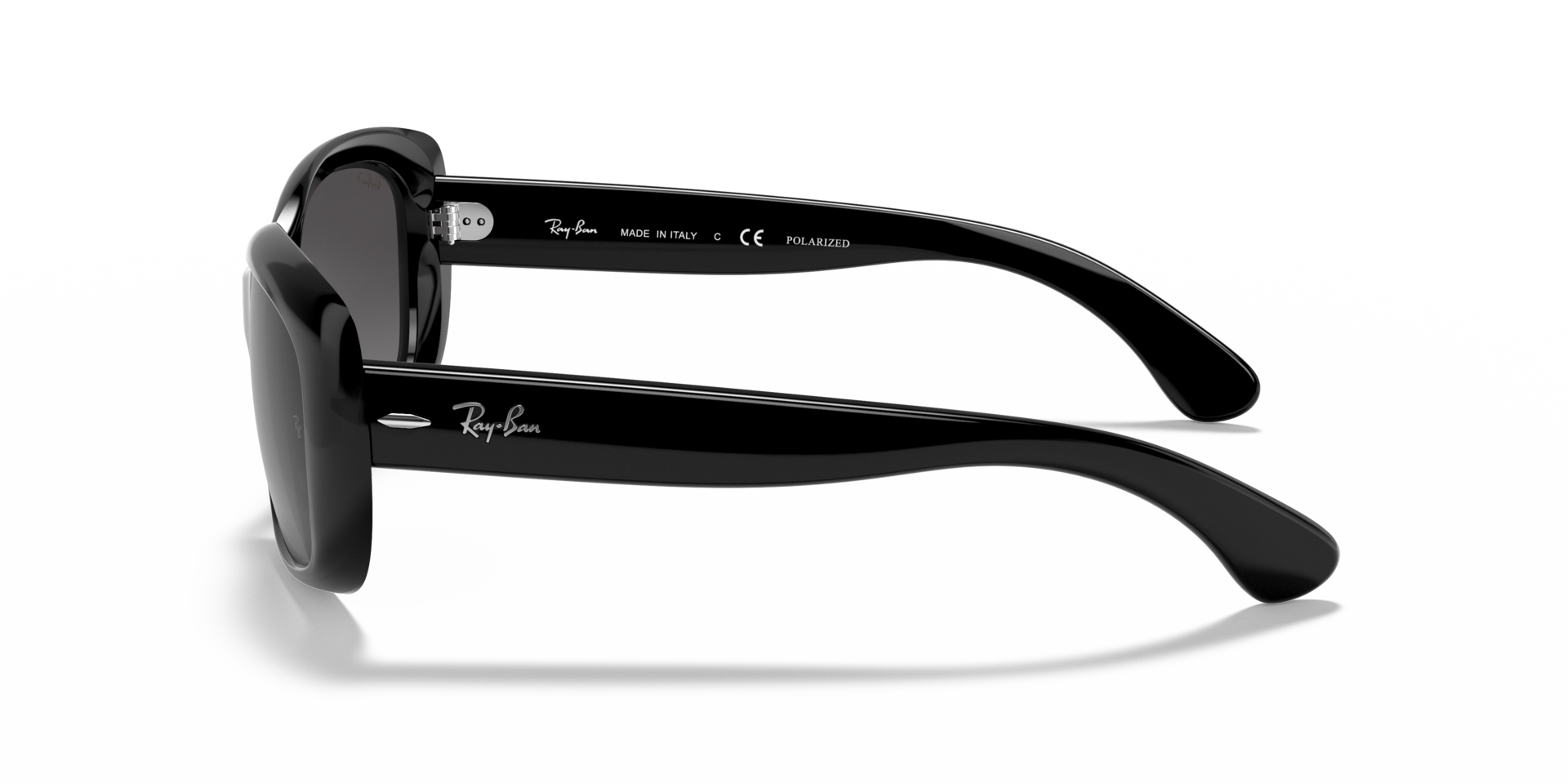 RB4101 Schwarz KunststoffSunglass Frames von B24, Seitenansicht
