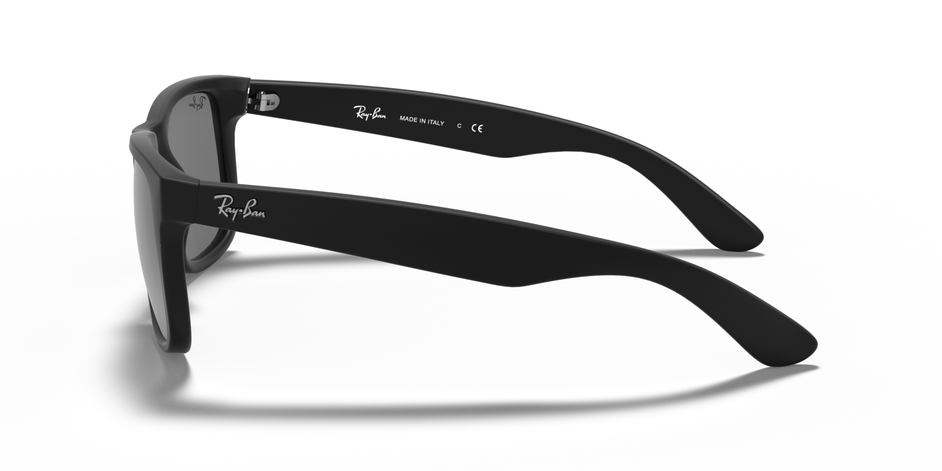 RB4165 Rubber Black KunststoffSunglass Frames von B24, Seitenansicht