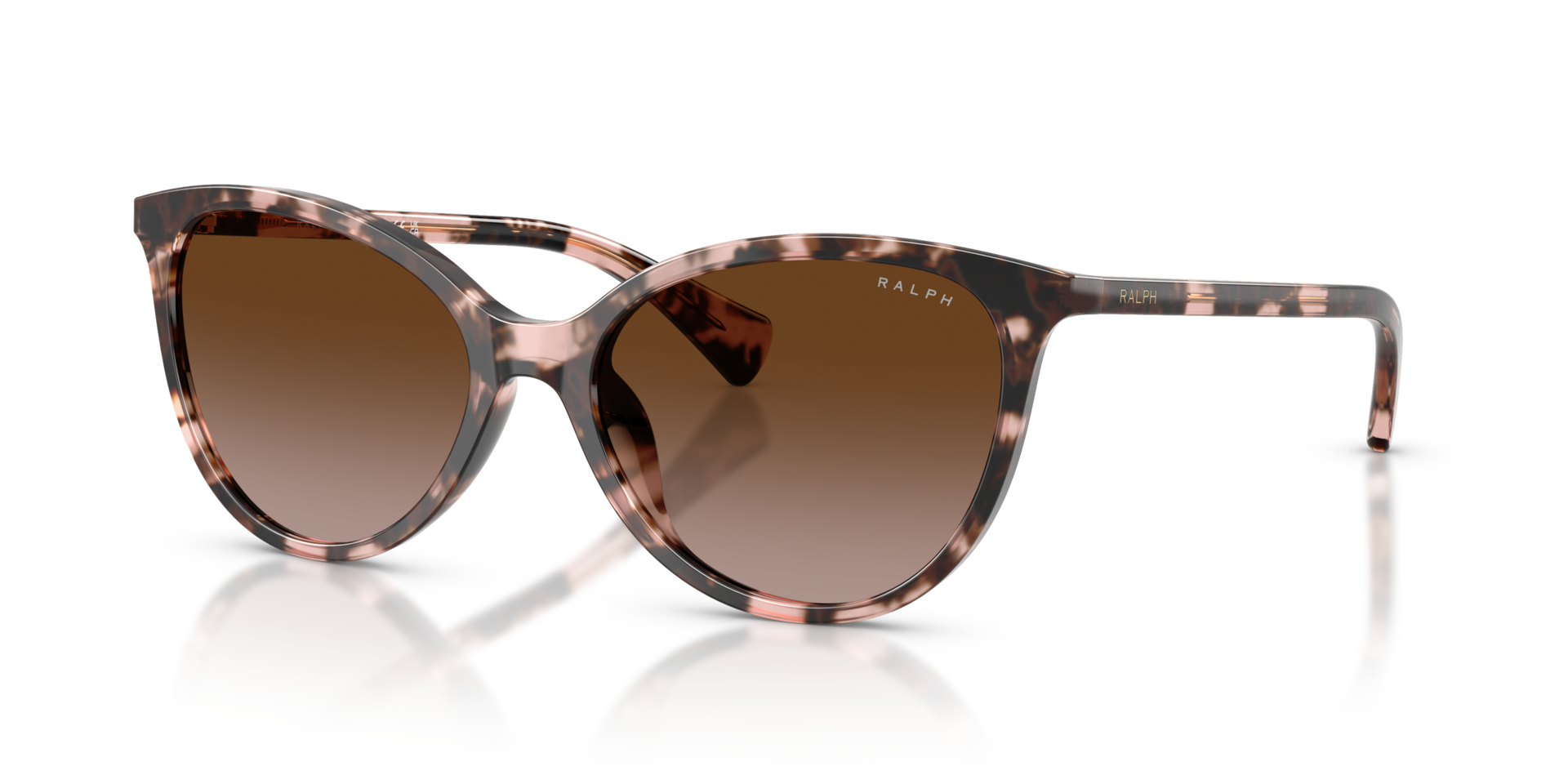 RA5339U Roze Havana AcetaatSunglass Frames van B24, Hoekweergave