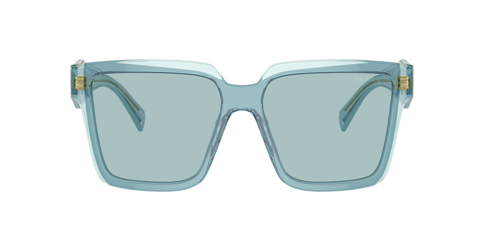 PR 24ZS Peacock & Sky AcetaatSunglass Frames van B24, met getinte lenzen