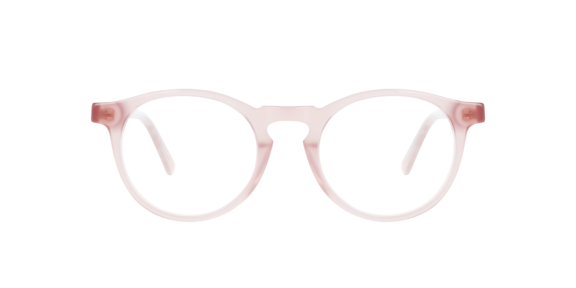 Sam Milky Dark Rose AcetatSunglass Frames von B24, Vorderansicht