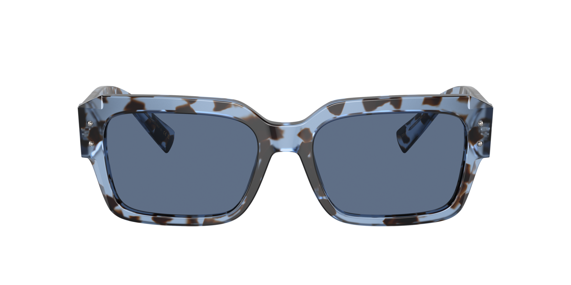 DG4460 Havana Blue AcetaatSunglass Frames van B24, met getinte lenzen