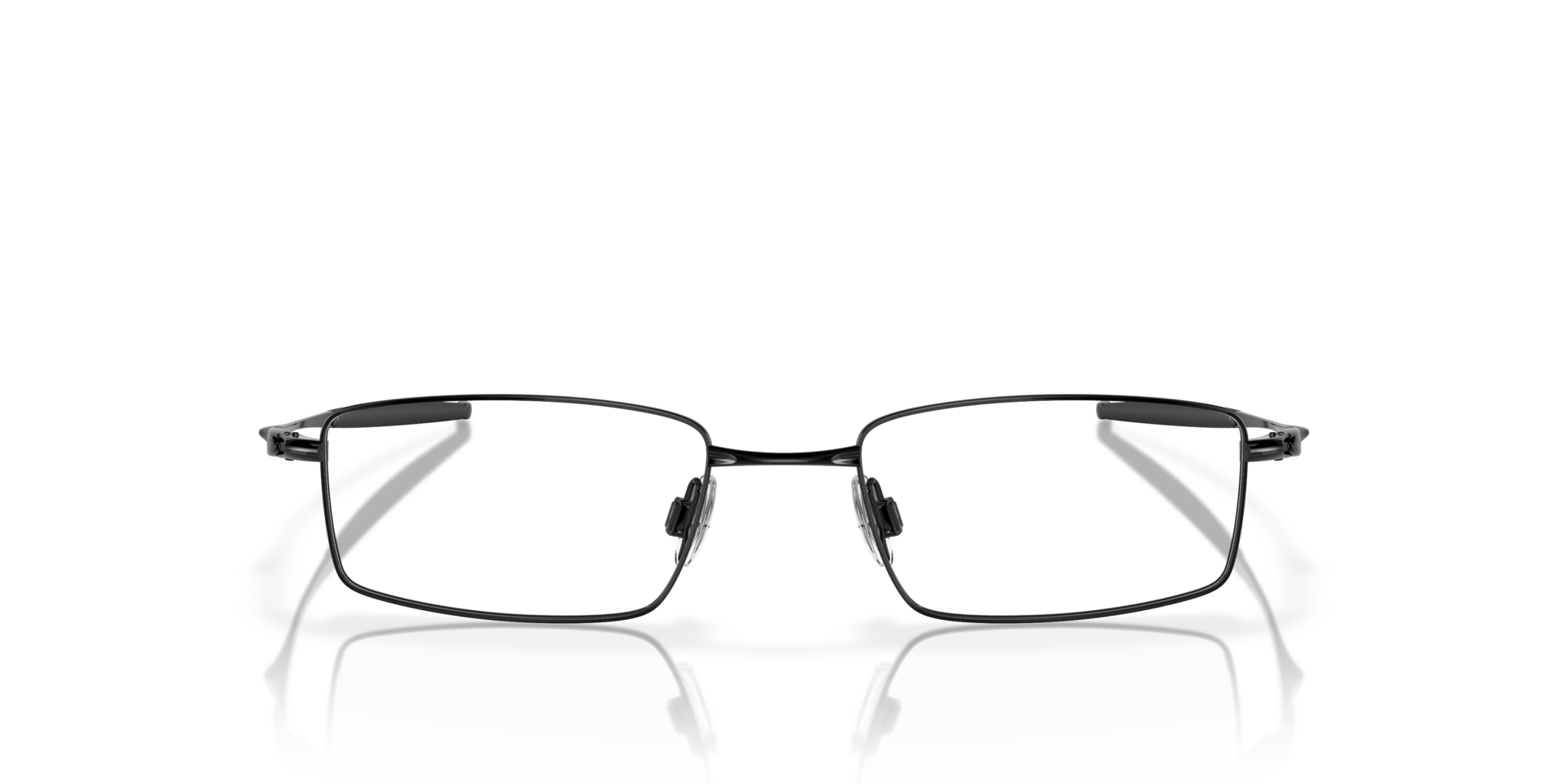 Top Spinner 4B Schwarz glänzend MetallEyeglass Frames von B24, Vorderansicht