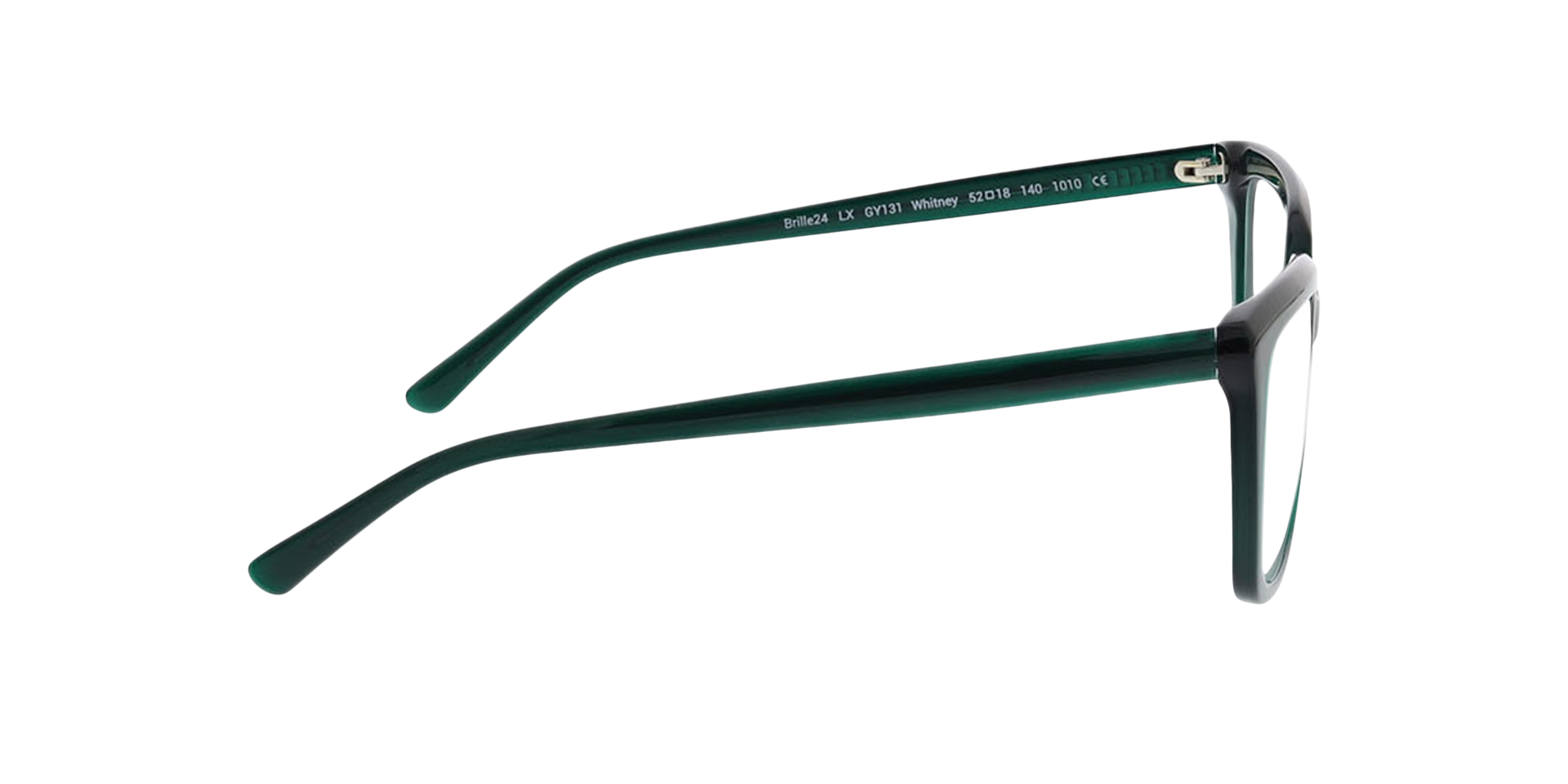 Whitney Crystal Grün AcetatEyeglass Frames von B24, Seitenansicht