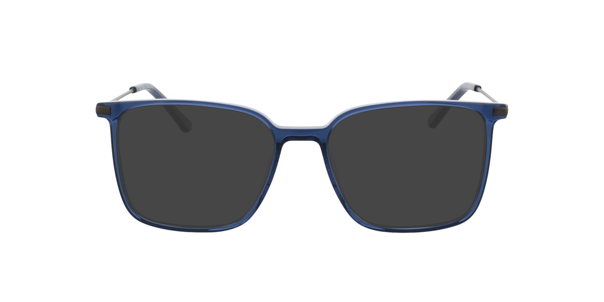 Barney Matt Gun  &  Crystal Blue AcetatEyeglass Frames von B24, mit getönten Gläsern