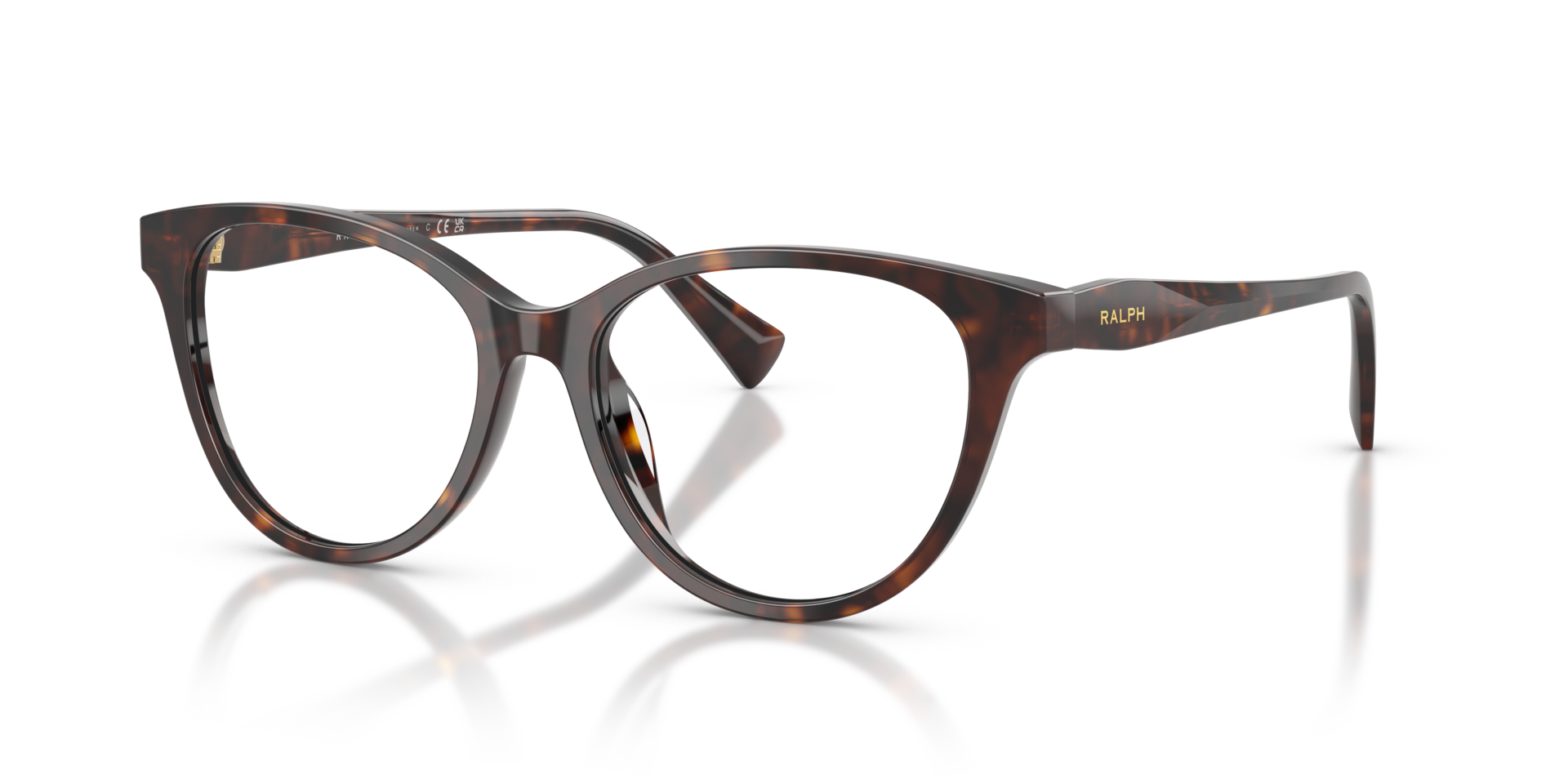 RA7198U Dark Havana Brown AcetatEyeglass Frames von B24, Dreiviertelansicht