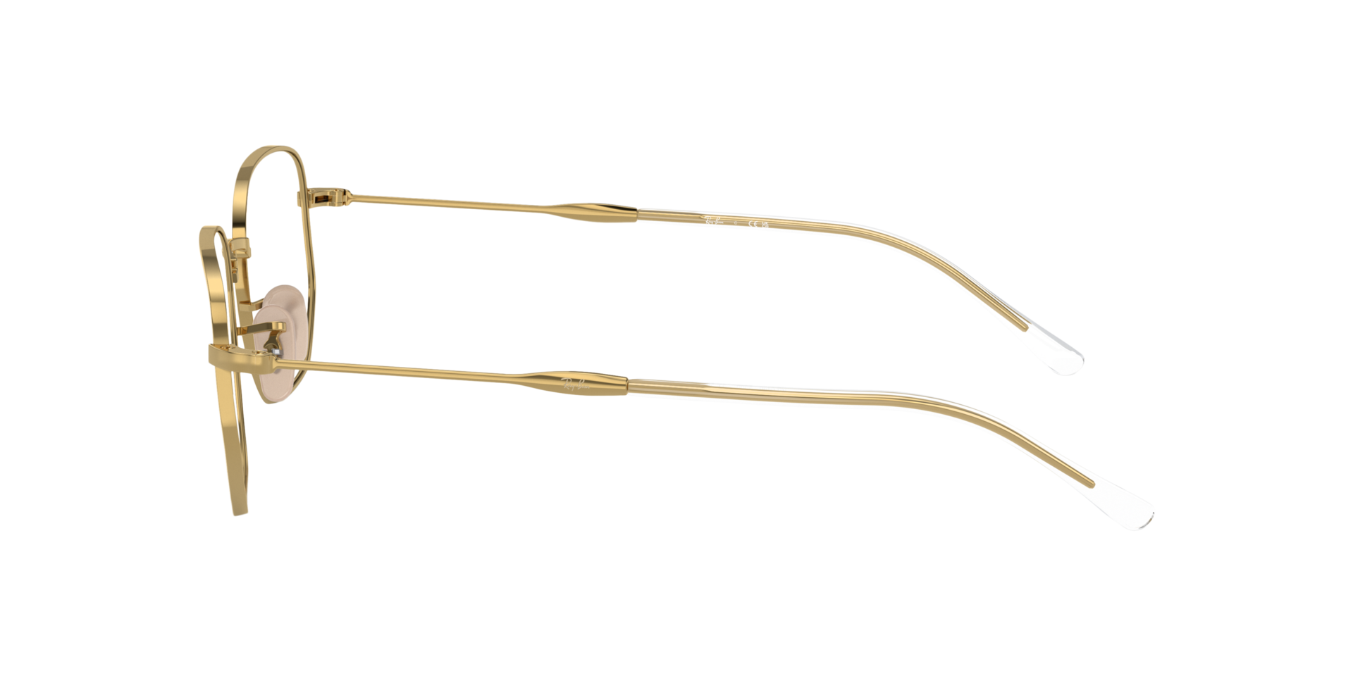 RB6496 Arista goud MetaalEyeglass Frames van B24, Zijaanzicht