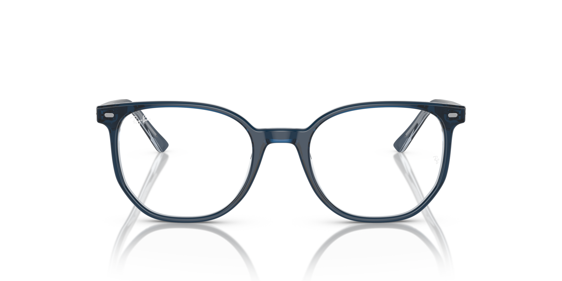 RB5397 Blue On Transparent Blue AcetatEyeglass Frames von B24, Vorderansicht