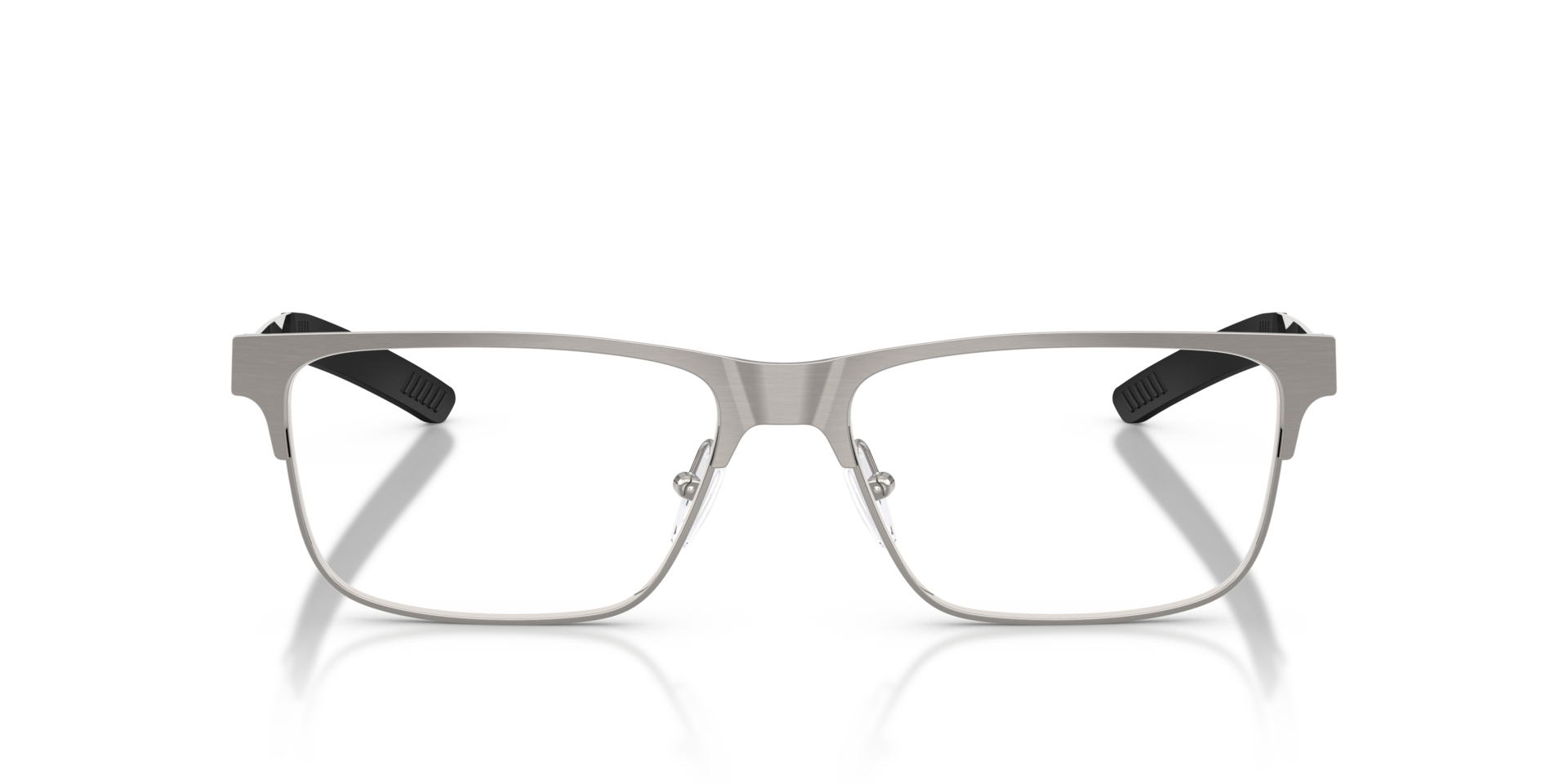 FZ7018 Gunmetal Brushed MetaalEyeglass Frames van B24, Vooraanzicht