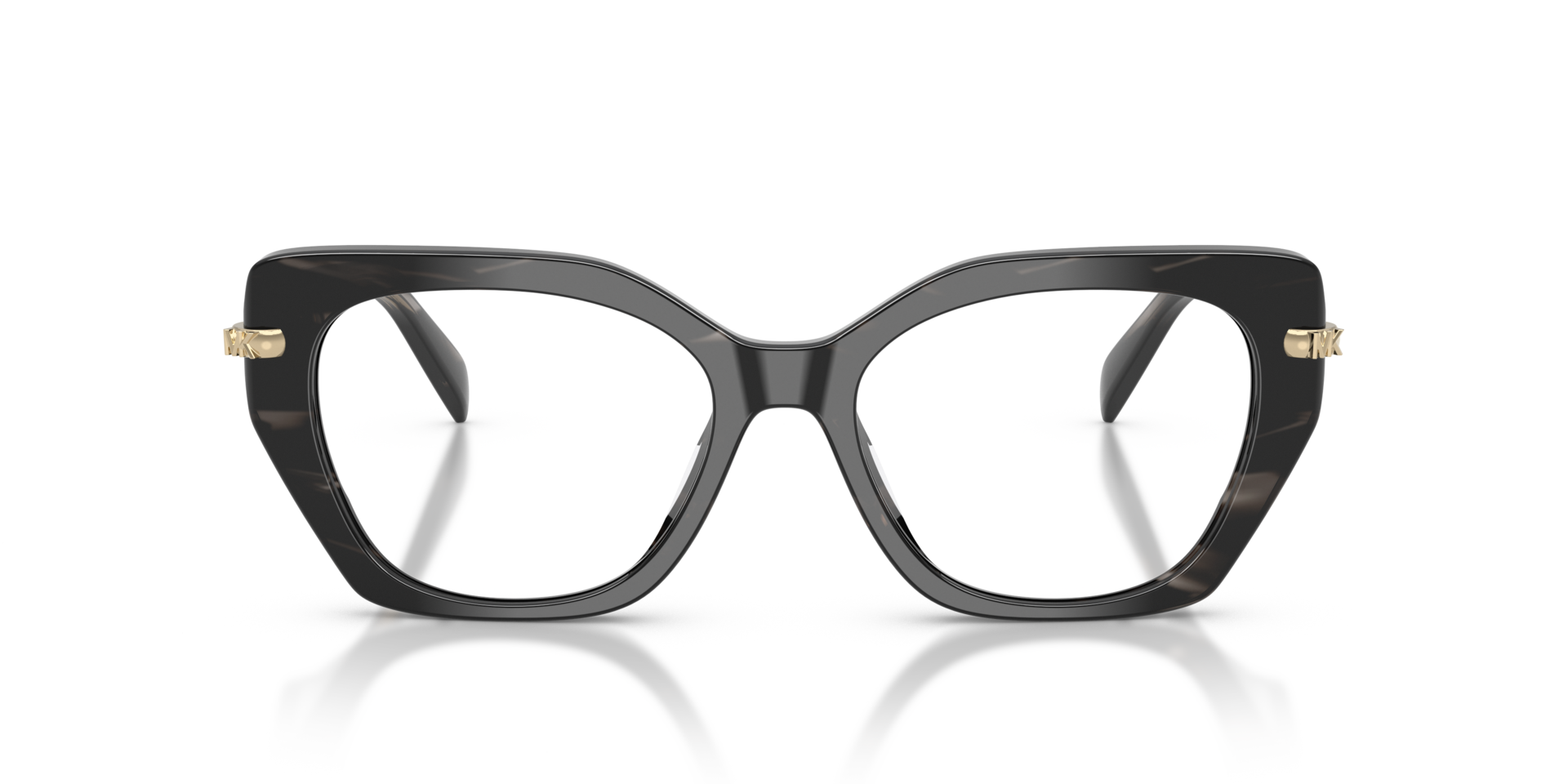 MK4167U Zwart Hoorn AcetaatEyeglass Frames van B24, Vooraanzicht