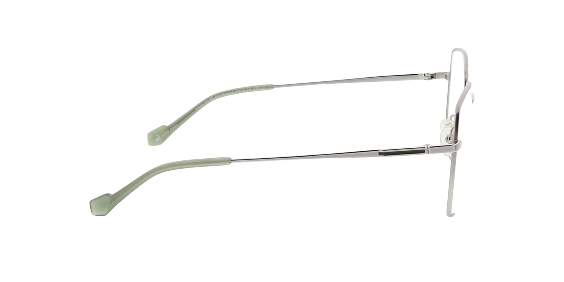 Bangkok Silber matt MetallEyeglass Frames von B24, Seitenansicht